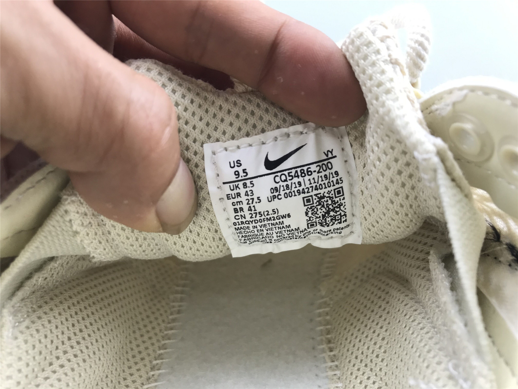 UA NIKE STUSSY X AIR ZOOM SPIRIDON CAGED "FOSSIL"