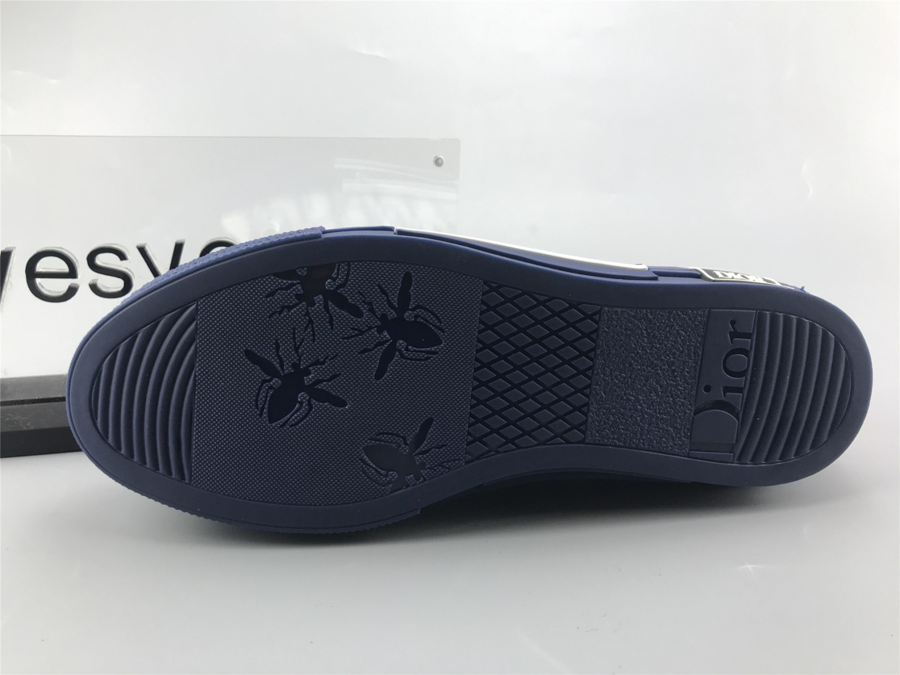 UA D10r B23 HIGH TOP BLUE OBLIQUE