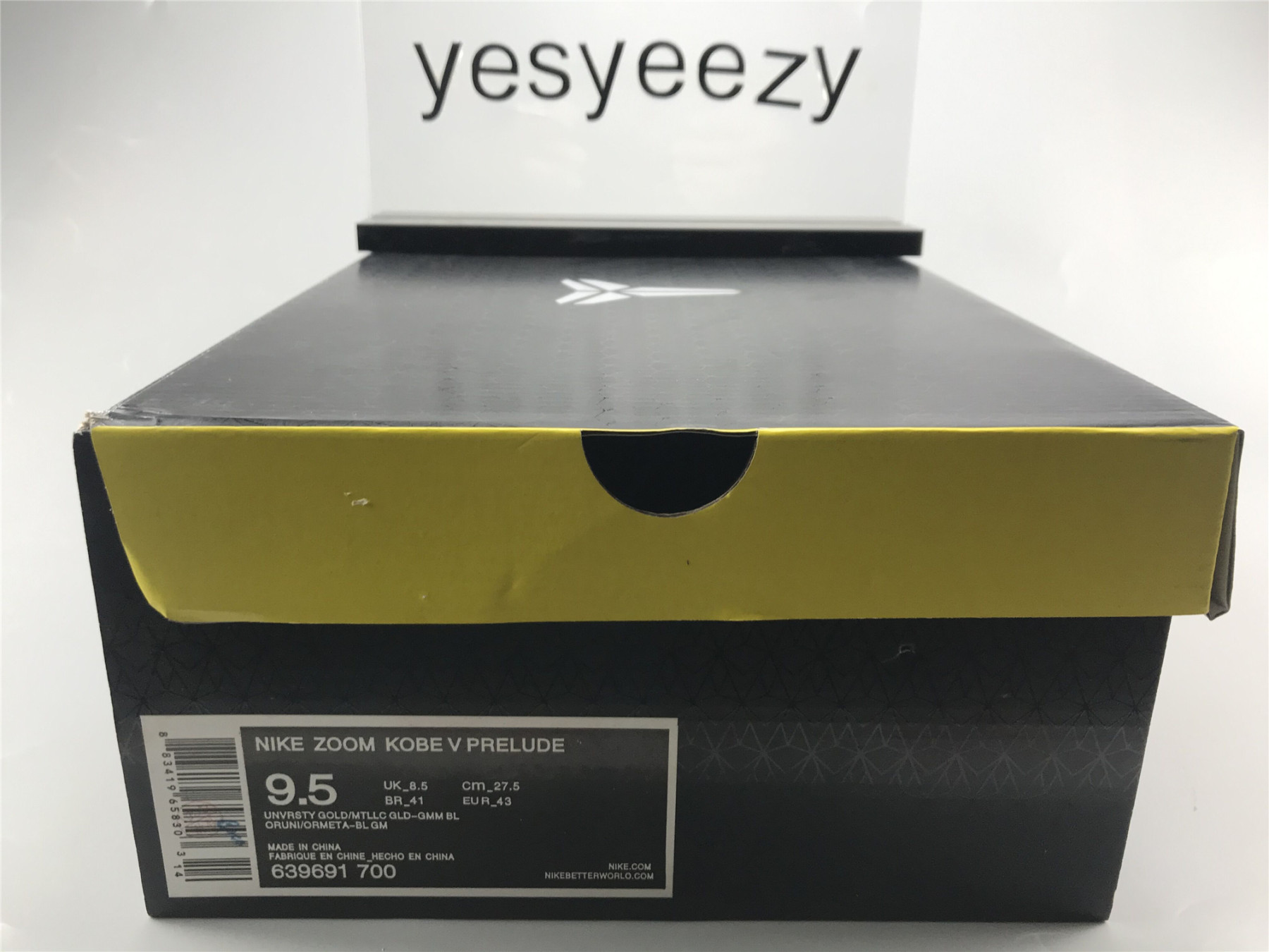 UA NIKE ZOOM KOBE 5 