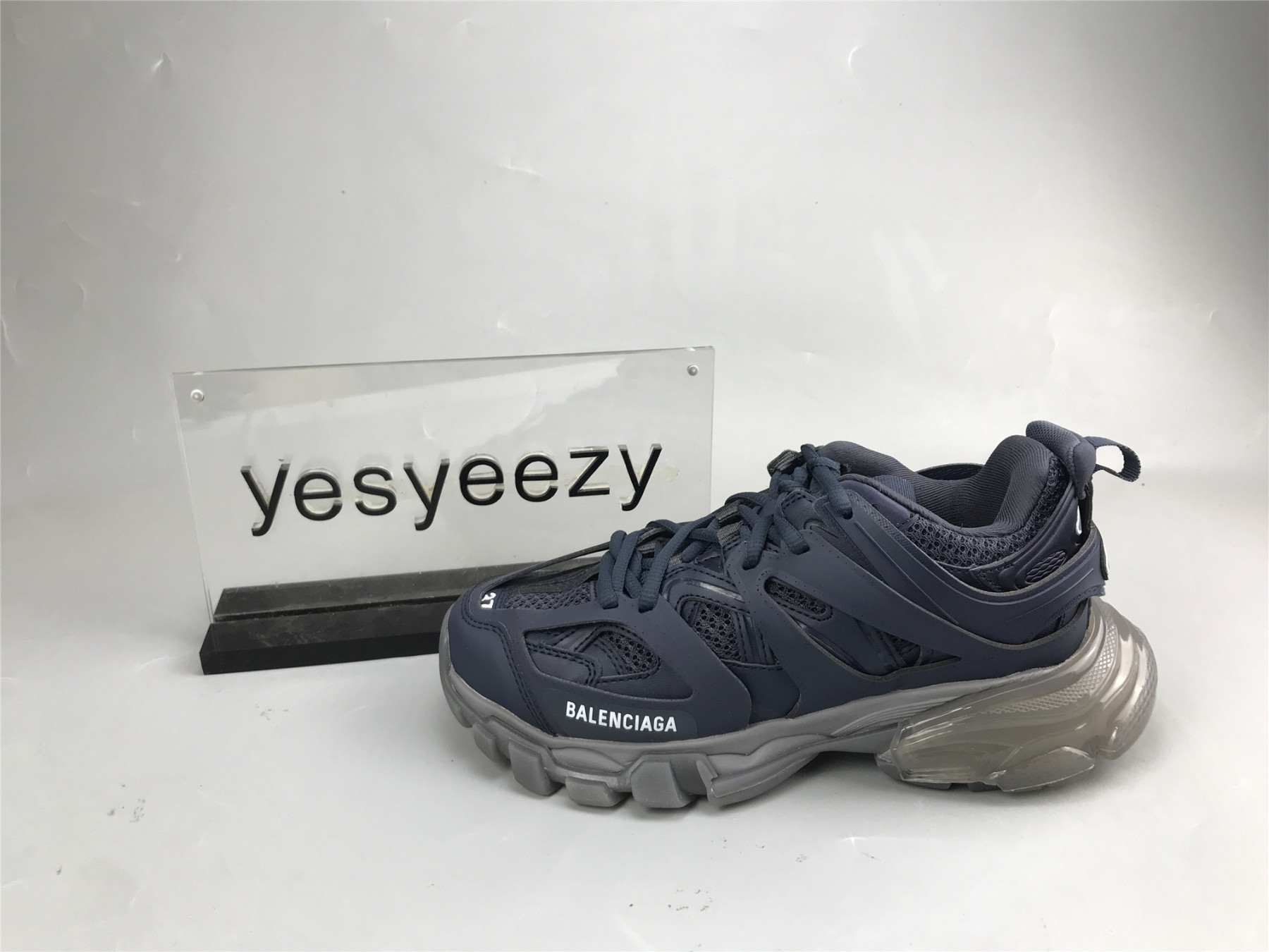 UA TRACK SNEAKER DK.BLUE TRANSPARENT GREY
