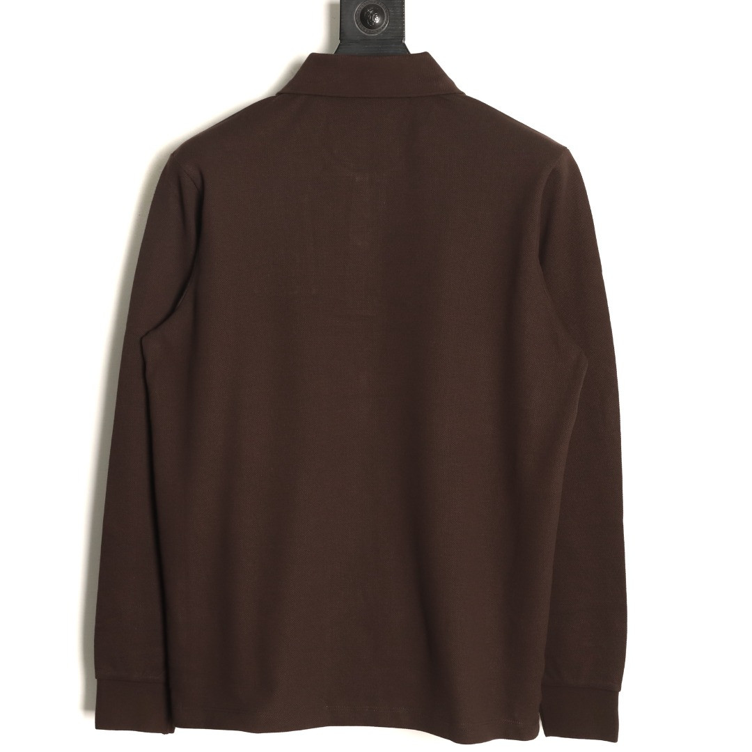 L0ew* 26SS Long-sleeved Polo Shirt
