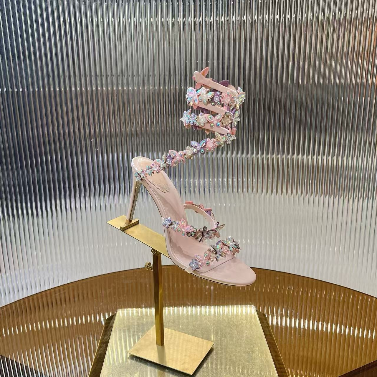 UA RENÉ CAOVILLA Cleo Pumps Sandals 95mm