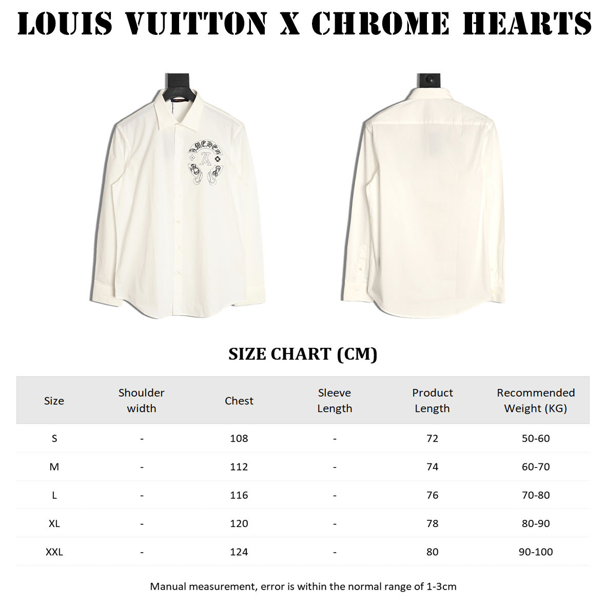 L0vis Vvtt0n x Ch*0me He**ts Long-sleeved Shirts