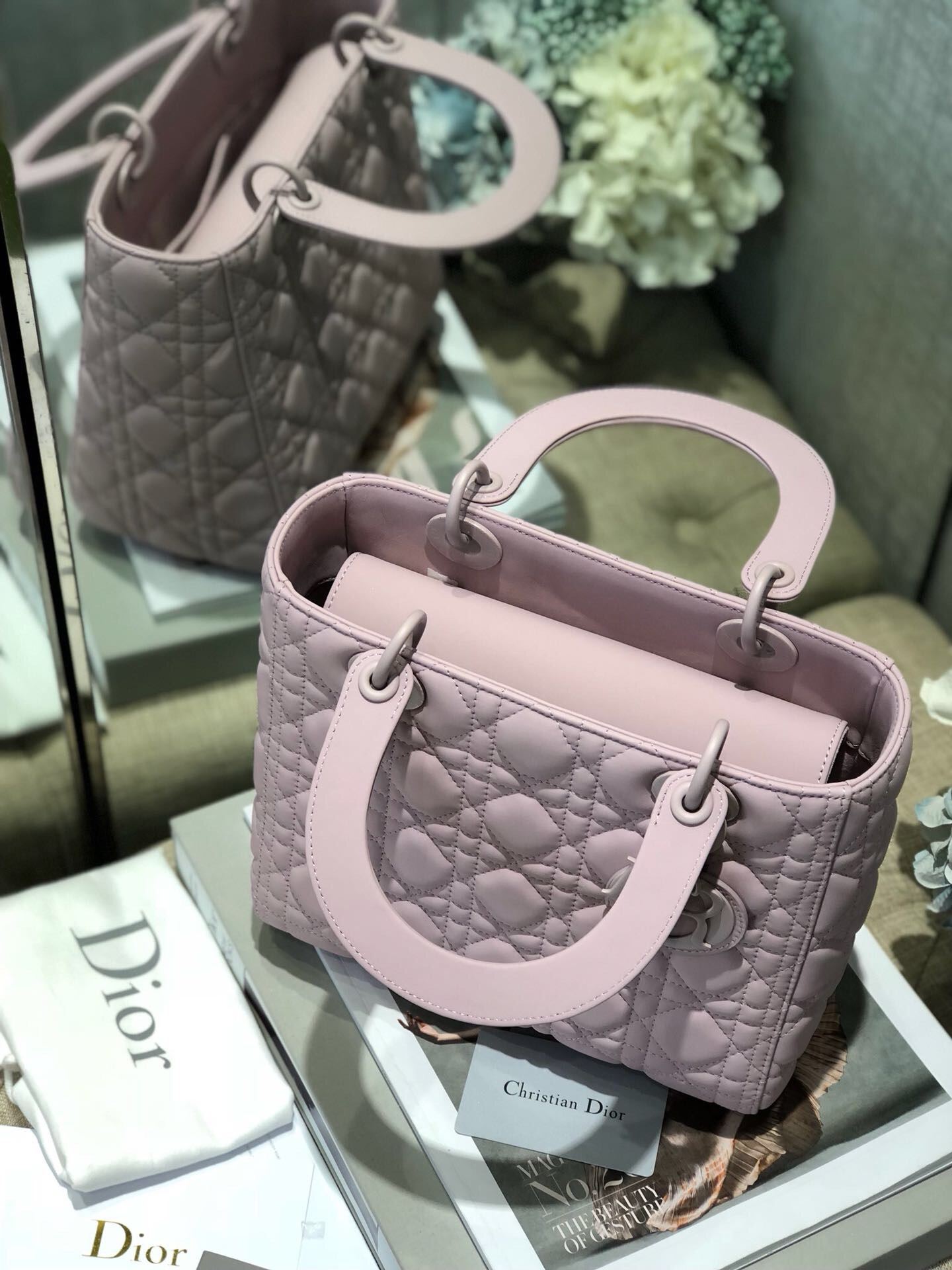 Medium Lady D10r Bag  9.5 x 8 x 4.5 inches