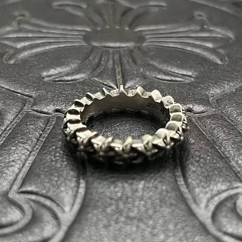 Ch*0me He**ts Pentagram Ring