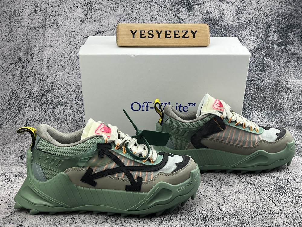 UA OFF-WHITE ODSY-1000 BLACK GREEN
