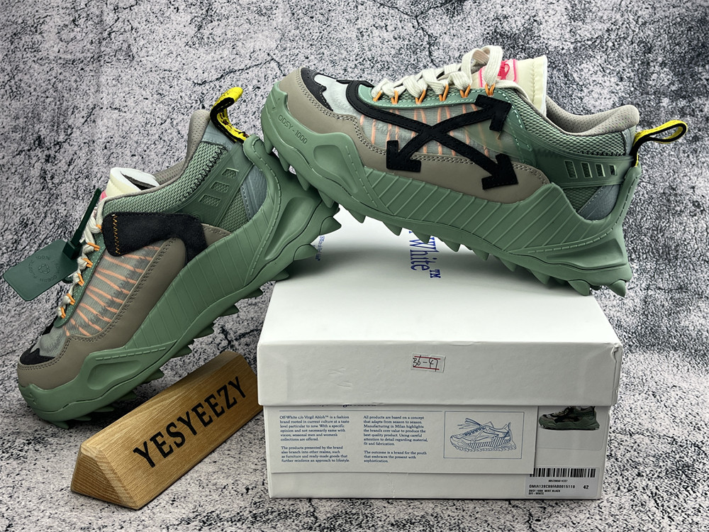 UA OFF-WHITE ODSY-1000 BLACK GREEN