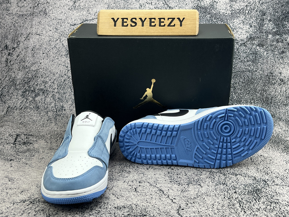 UA AIR JORDAN MULE GOLF UNIVERSITY BLUE NOW AVAILABLE