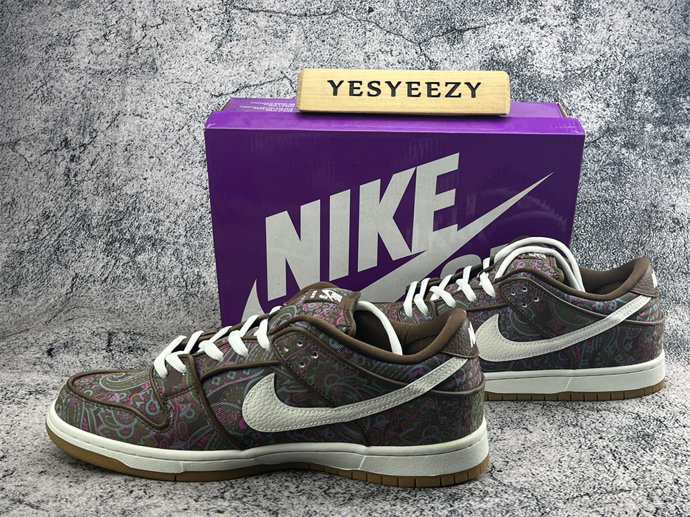 UA Nike SB Dunk Low Pro Paisley Brown
