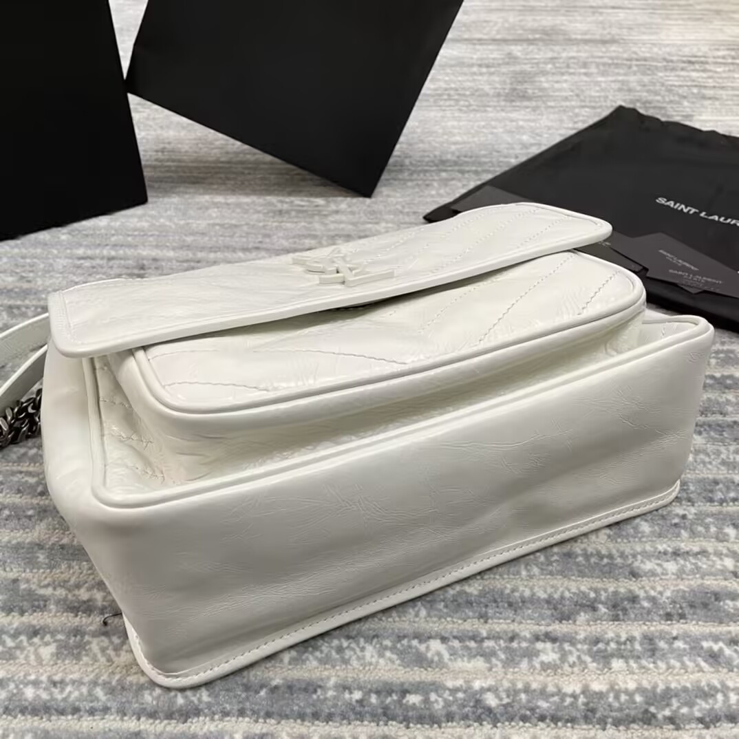 Y51 NIKI MEDIUM IN VINTAGE LEATHER SHINY 28x20x8.5cm