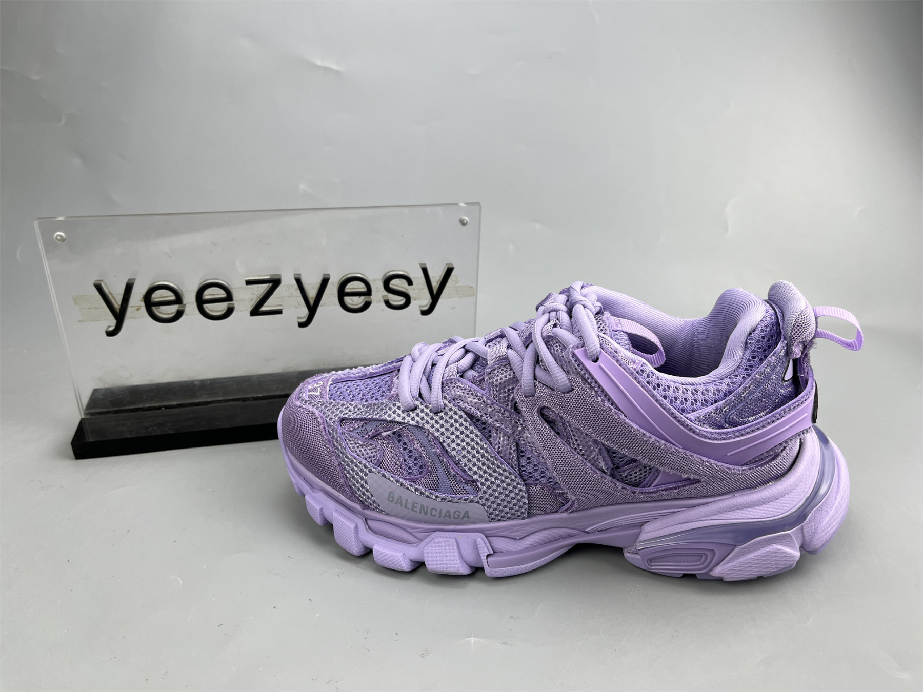 UA TRACK LILAC BLACK