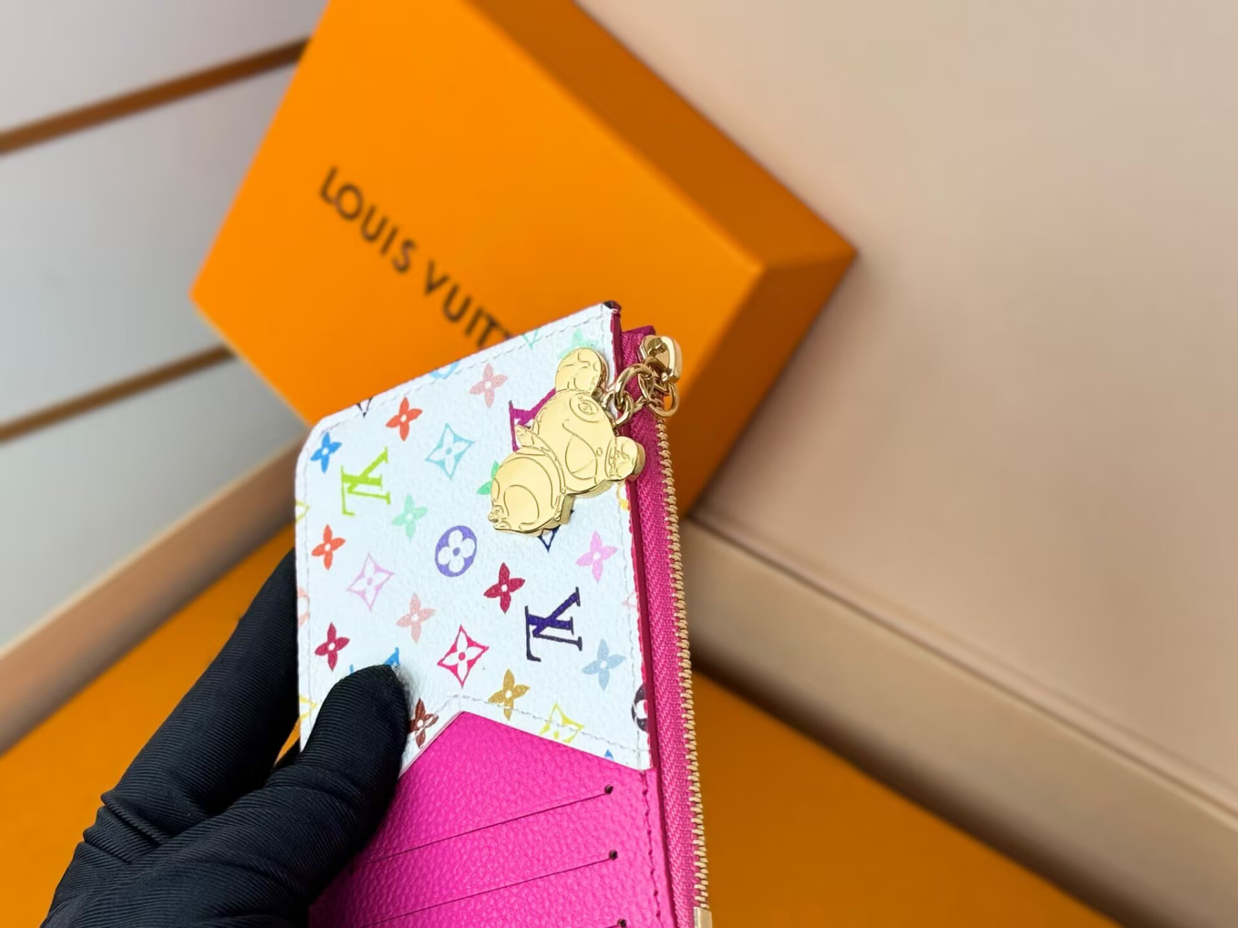 LV x TM Romy Card Holder M14155 12 x 8 x 0.8 cm
