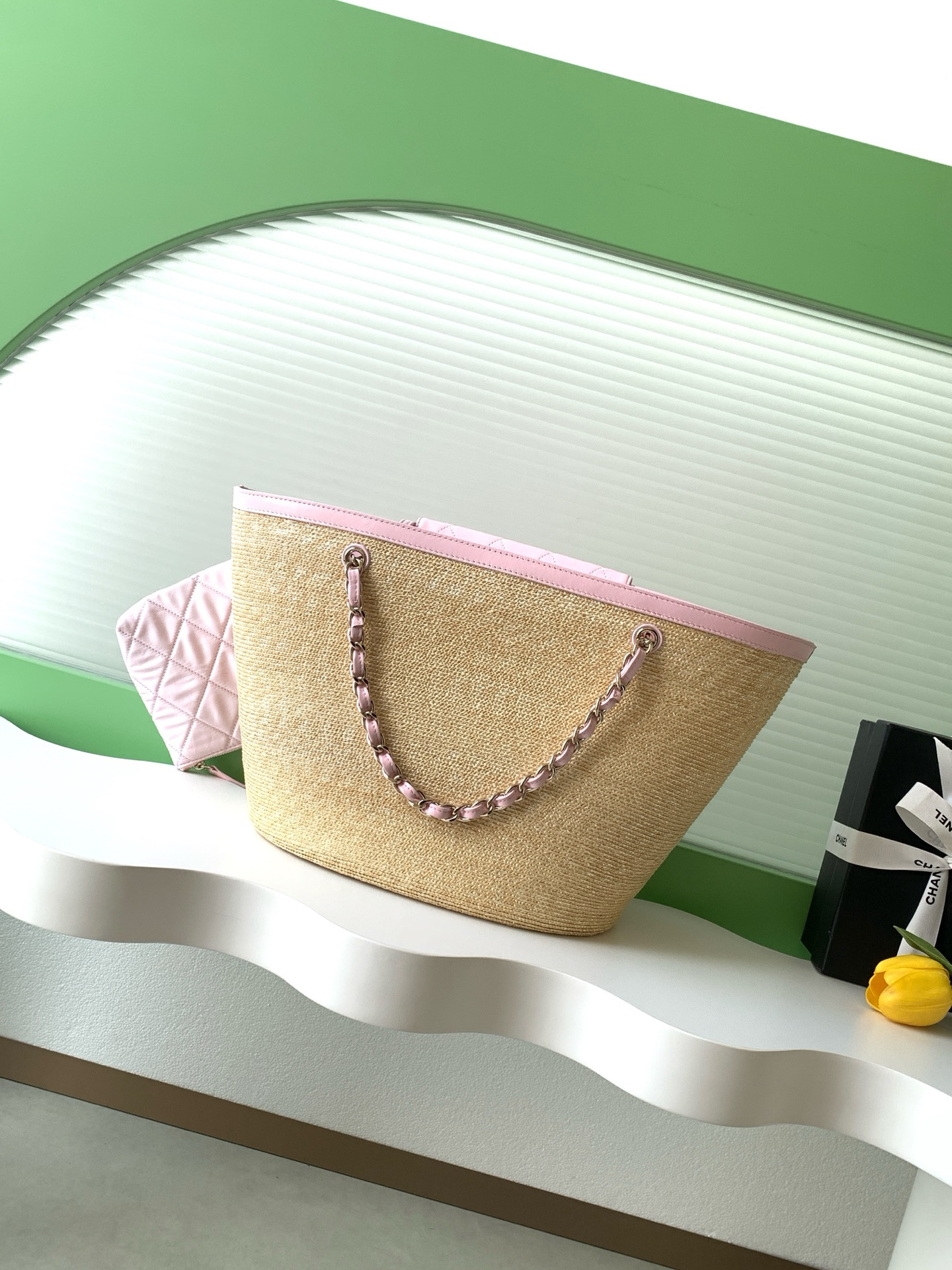 Ch**el Shopping Bag 26x54x18cm