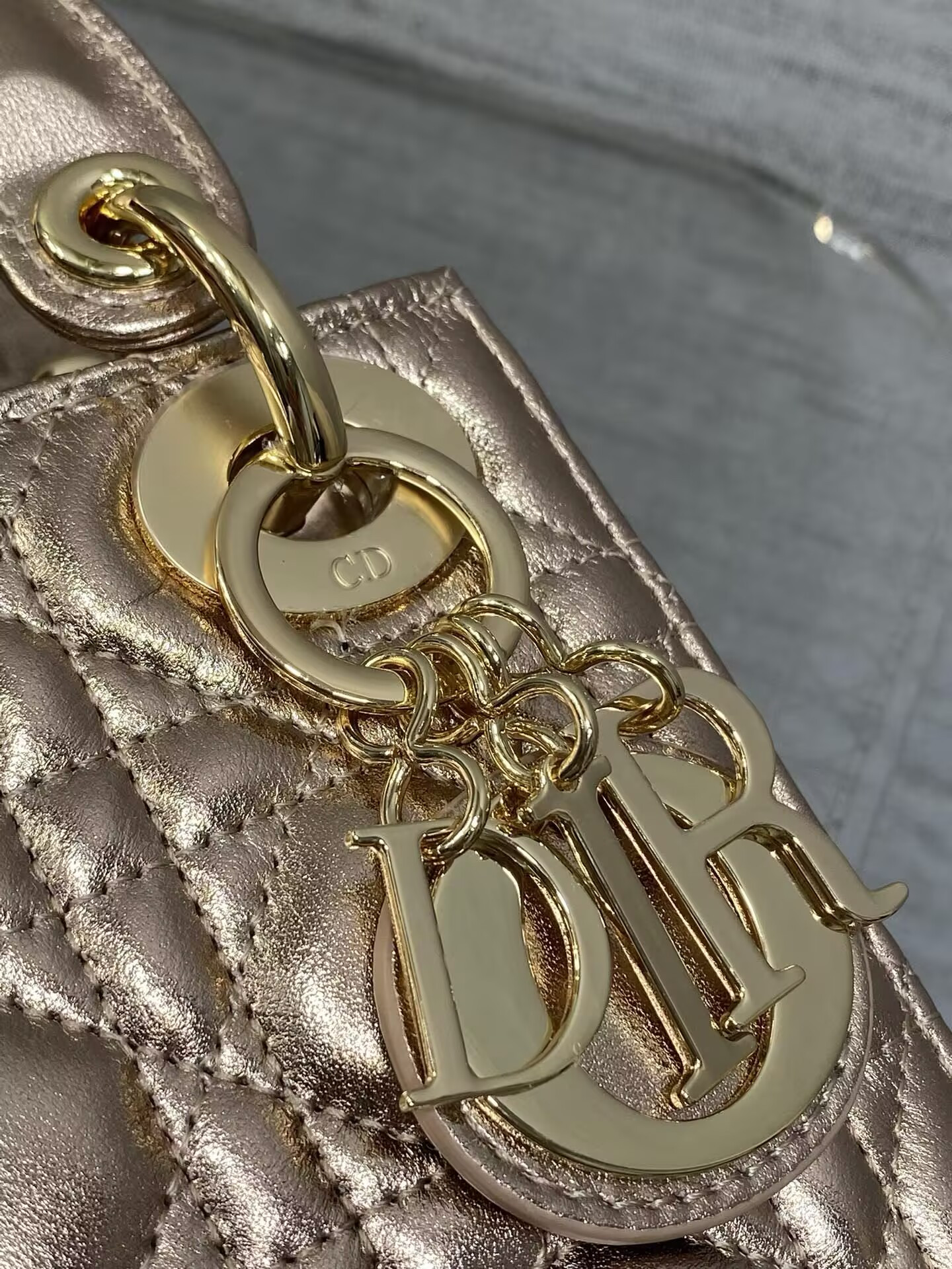 Mini Lady D10r Bag Cannage Calfskin 17 x 15 x 7 cm
