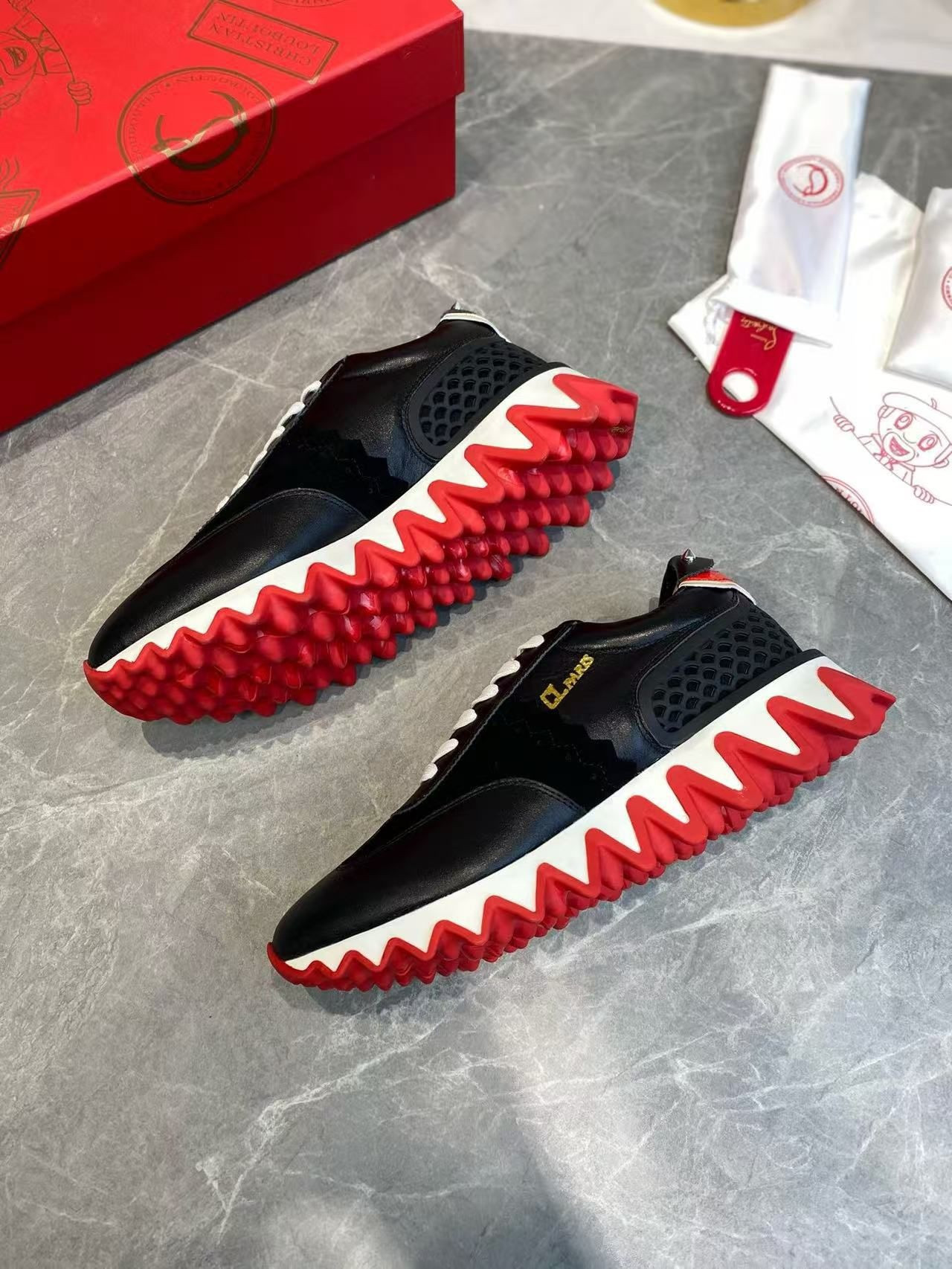 UA Chr1st1an Louboutin Loubishark Sneaker