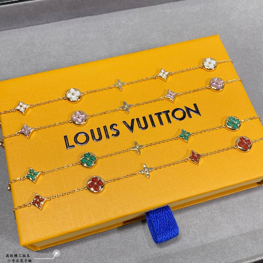 L0vis Vvtt0n Small Multi-Flower Bracelet