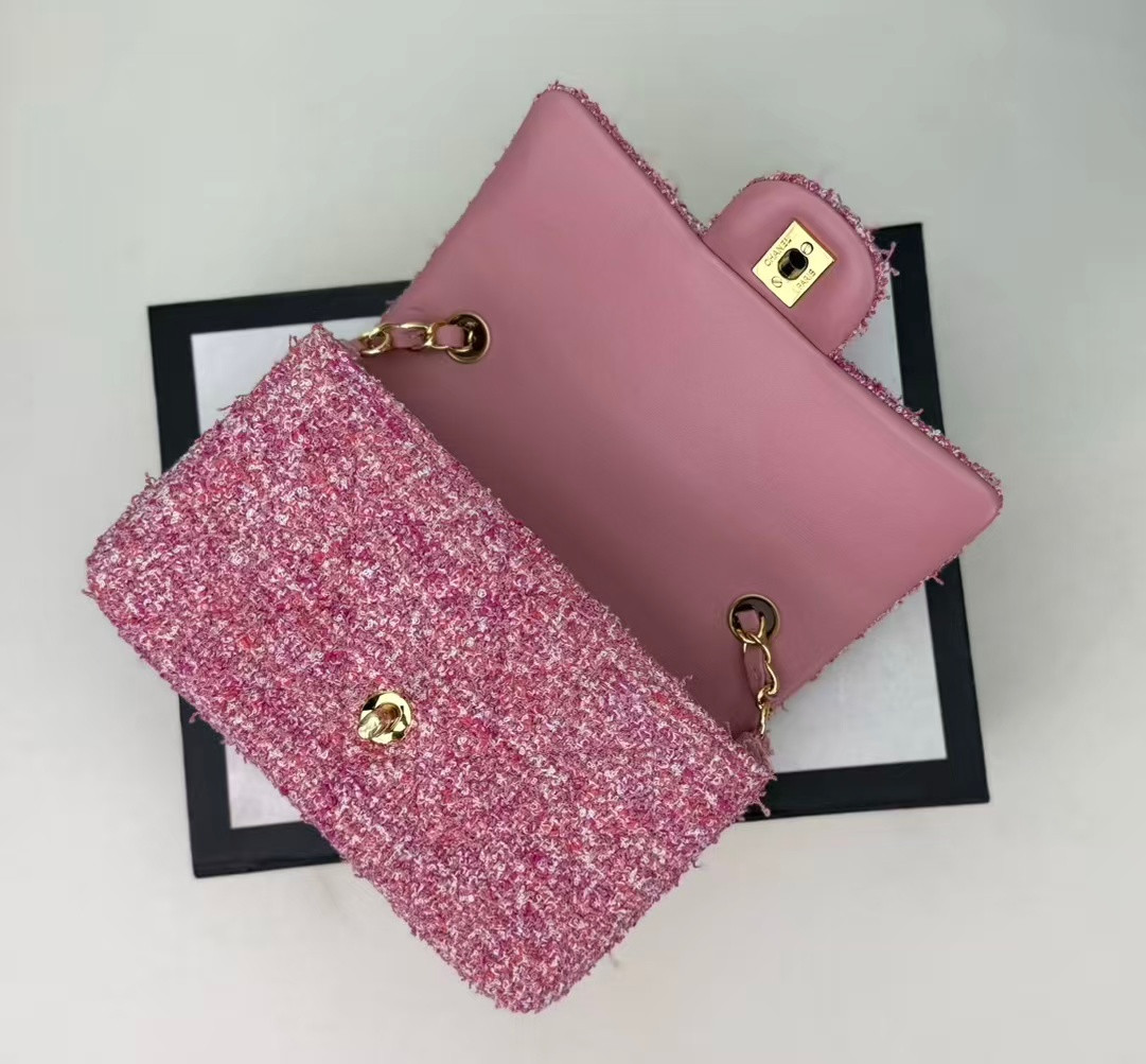 Ch**el MINI CLASSIC 11.12 HANDBAG 12×20×6CM