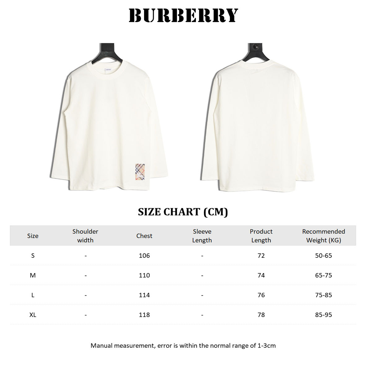 Bv*b*rry 25SS Long-sleeved T-shirt