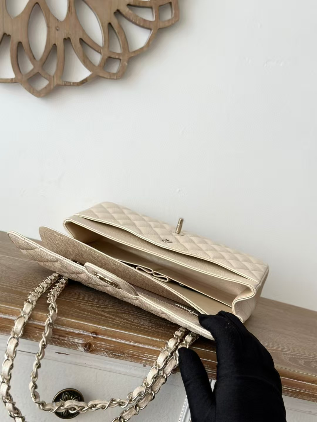 Ch**el Classic Flap Handbag CF 25.5x 15x6cm