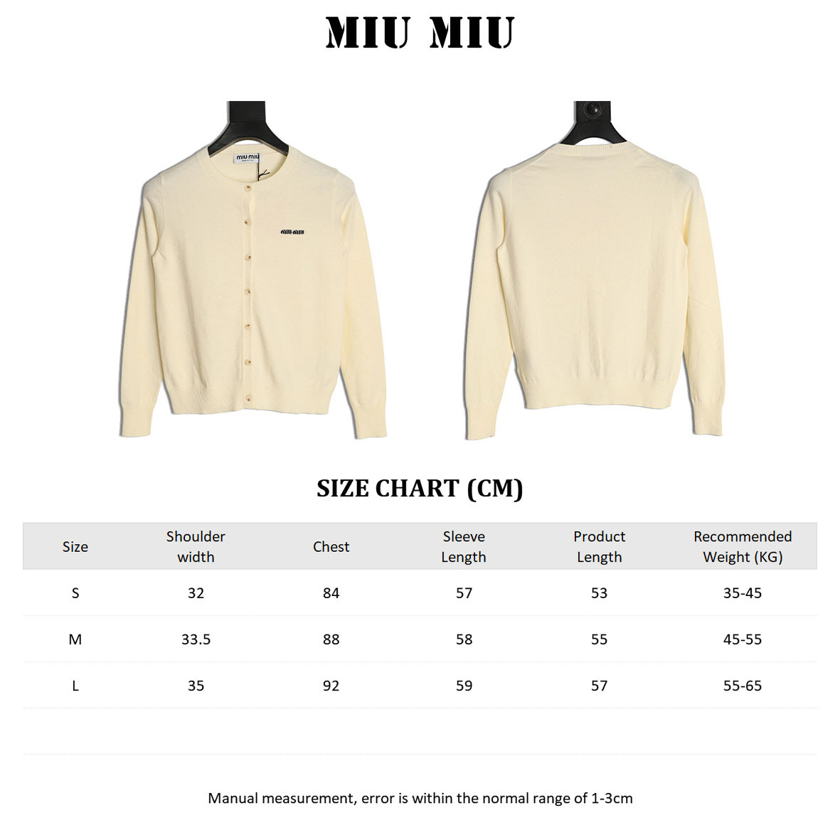 M1v M1v Knitting Cardigan