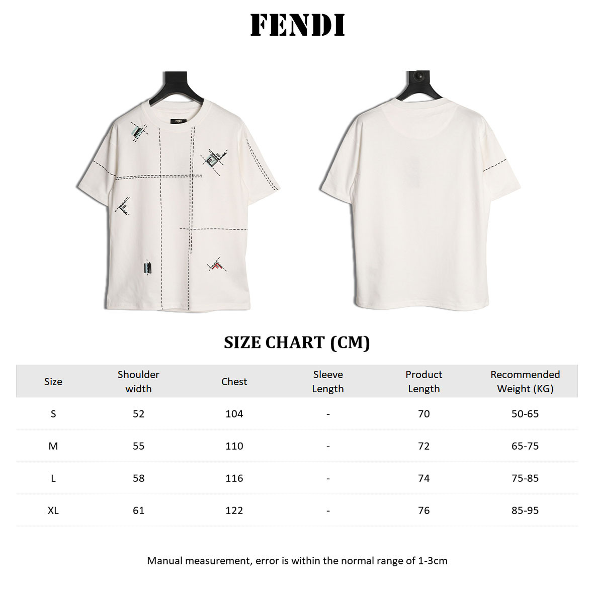 F**di 26ss Short-sleeved T-shirt