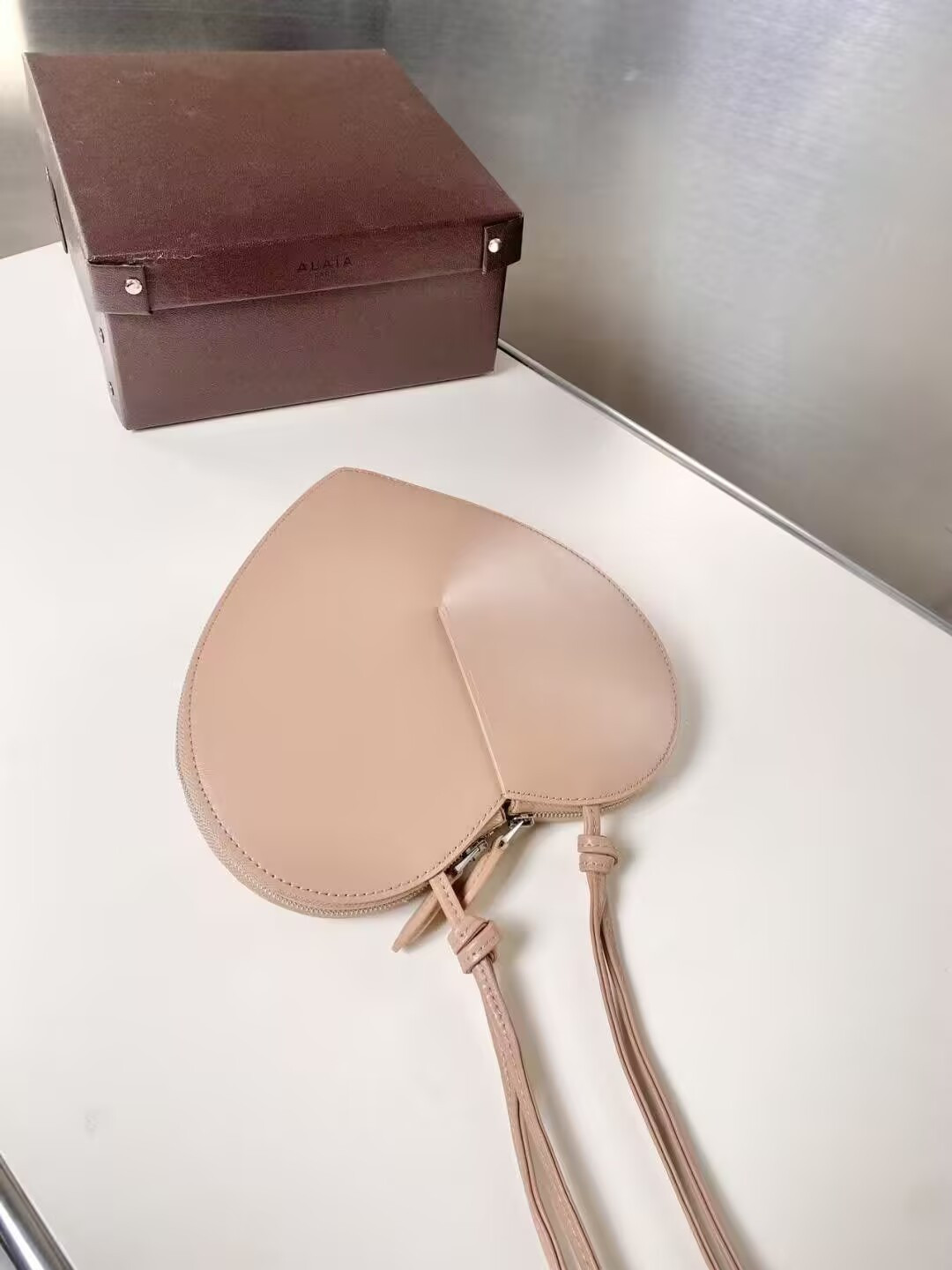 ALAÏA Le Coeur Heart Bag 18.5x20.5x5cm