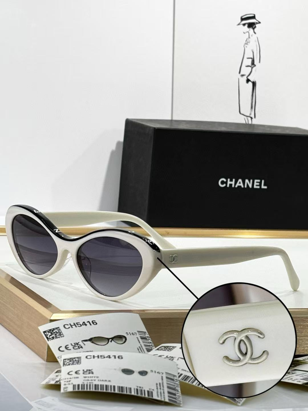 Ch**el Glasses CH5416 57-18-145