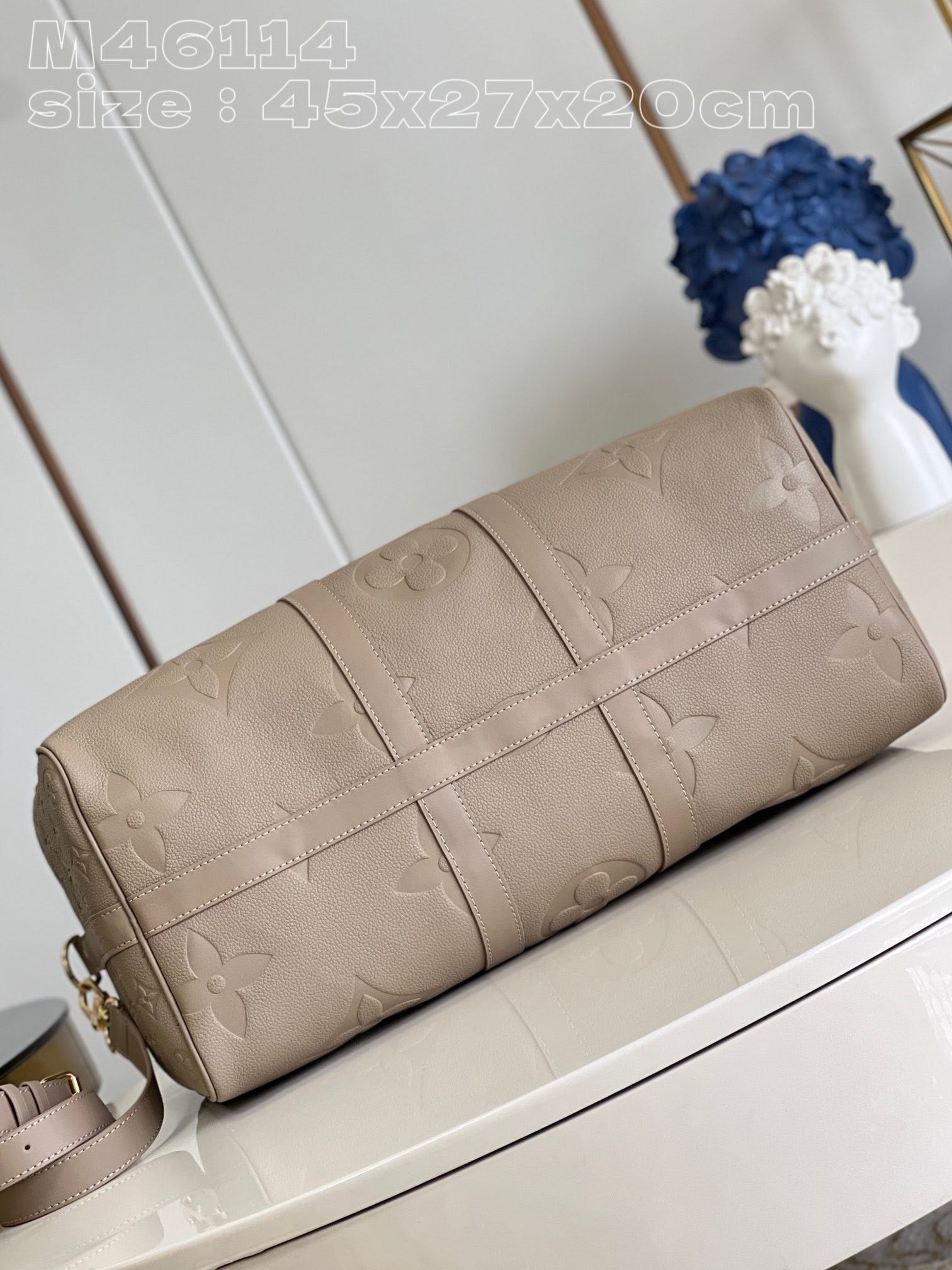 LV KEEPALL BANDOULIÈRE 45 Travel Bag M46114 27x20x45cm