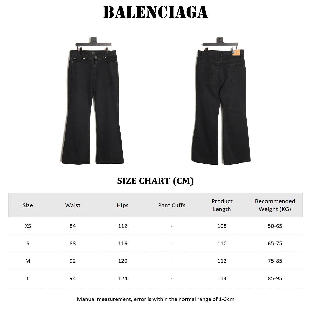 Ba1en*iaga 25FW Jeans