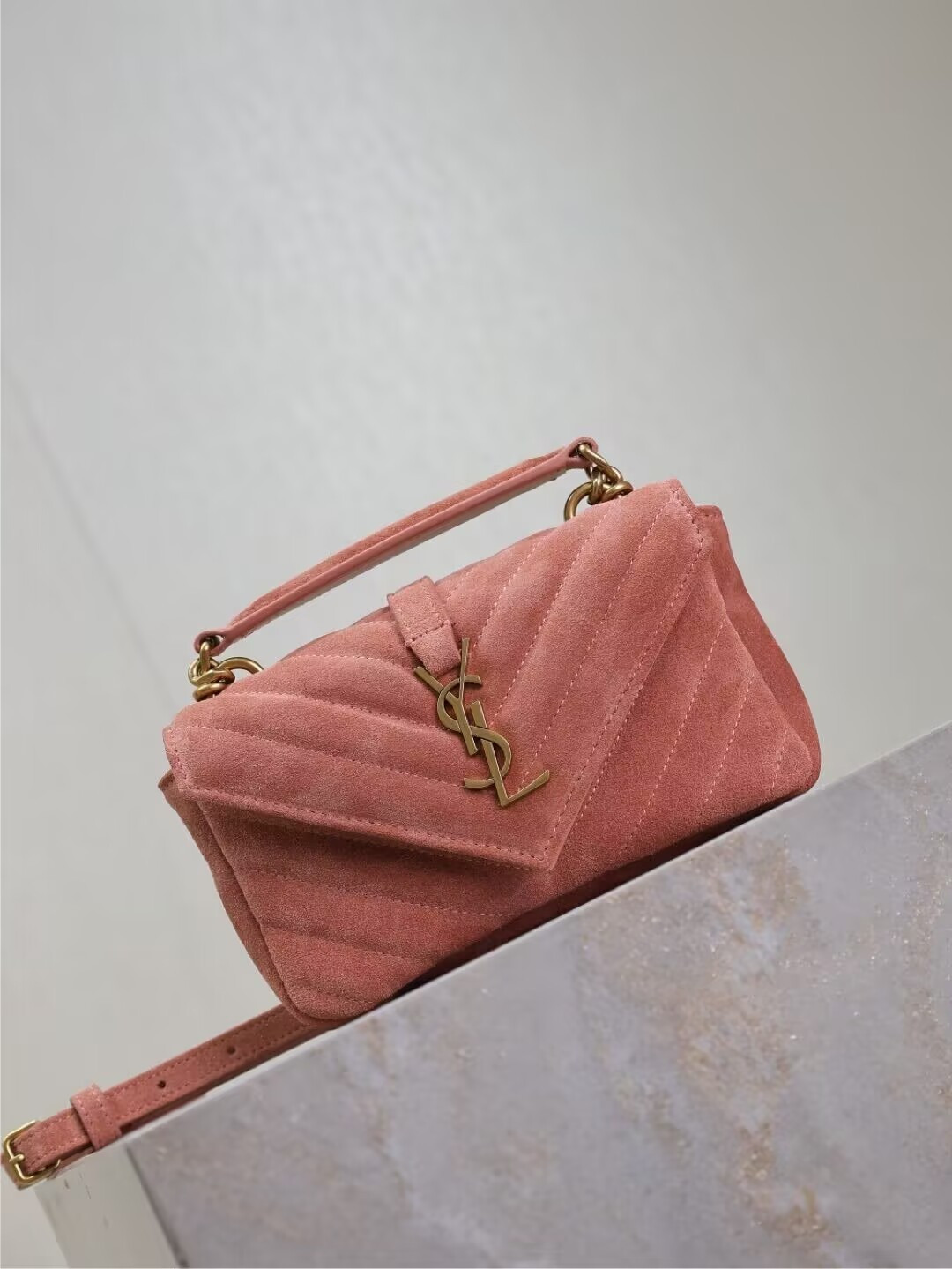 Y51 Loulou college mini in suede 20x13x3cm
