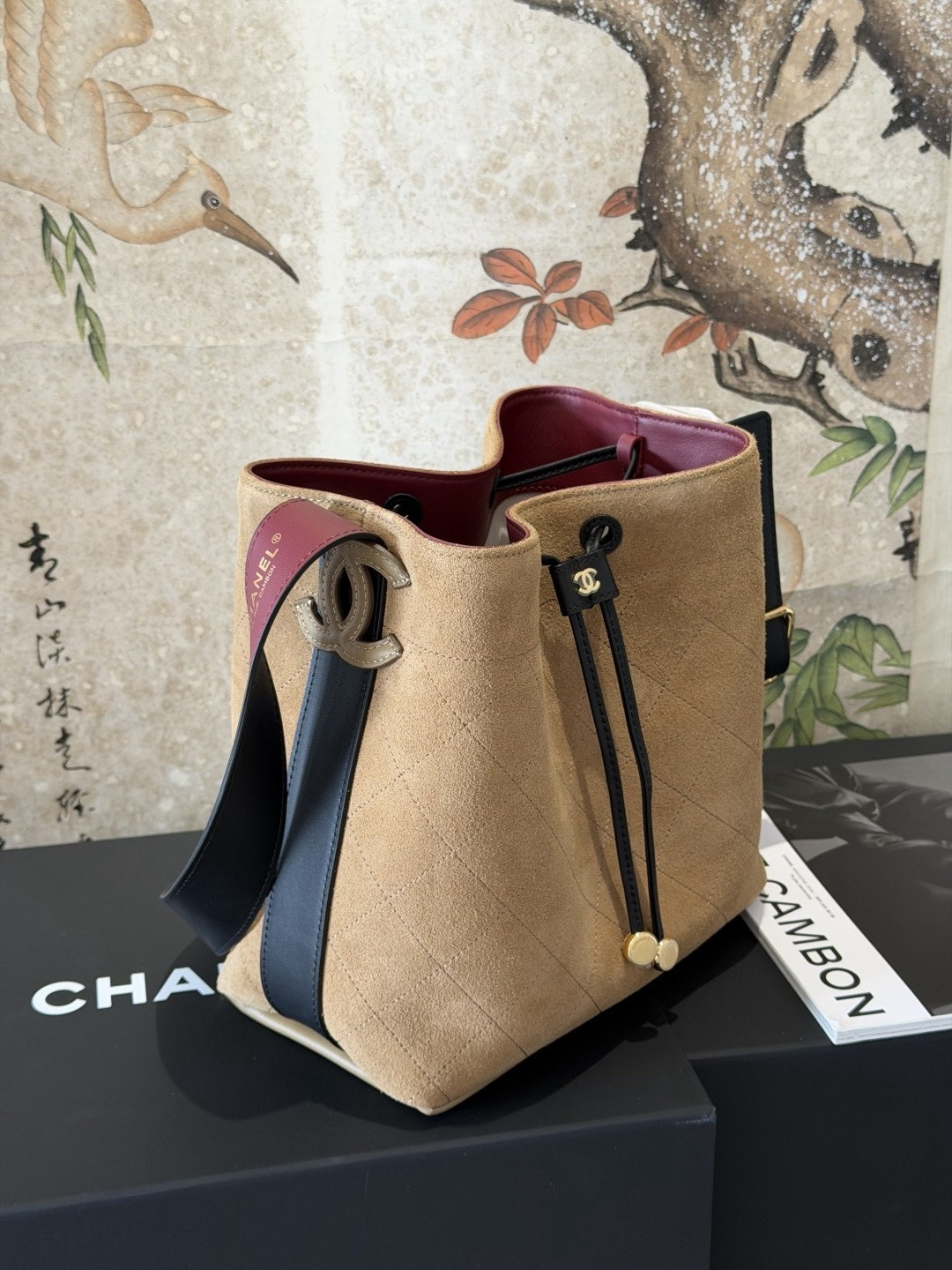 Ch**el Bucket Bag AS6357 23x23x14.5cm