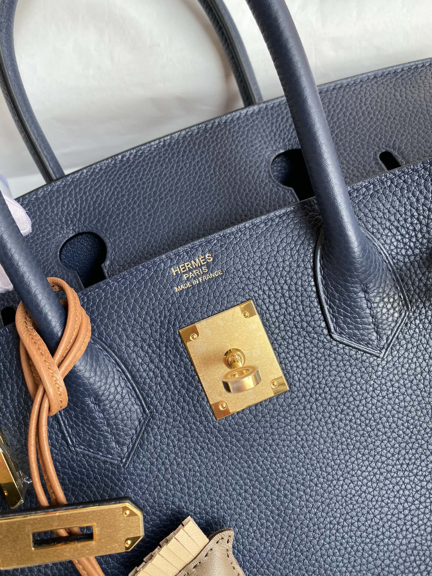 H**me5 BIRKIN Gold 25 30 35(Horse charm not included)