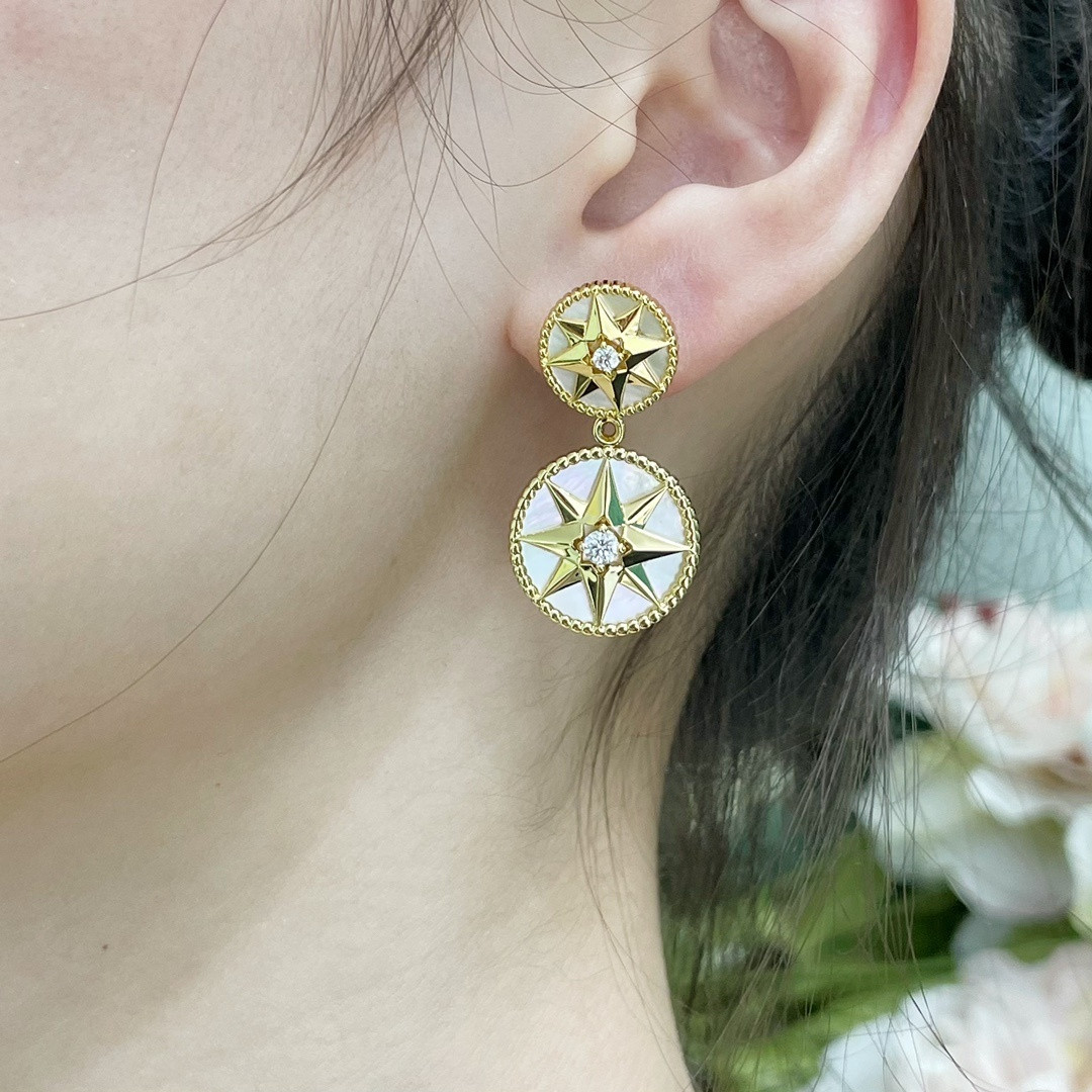 D10r Rose des Vents Earring
