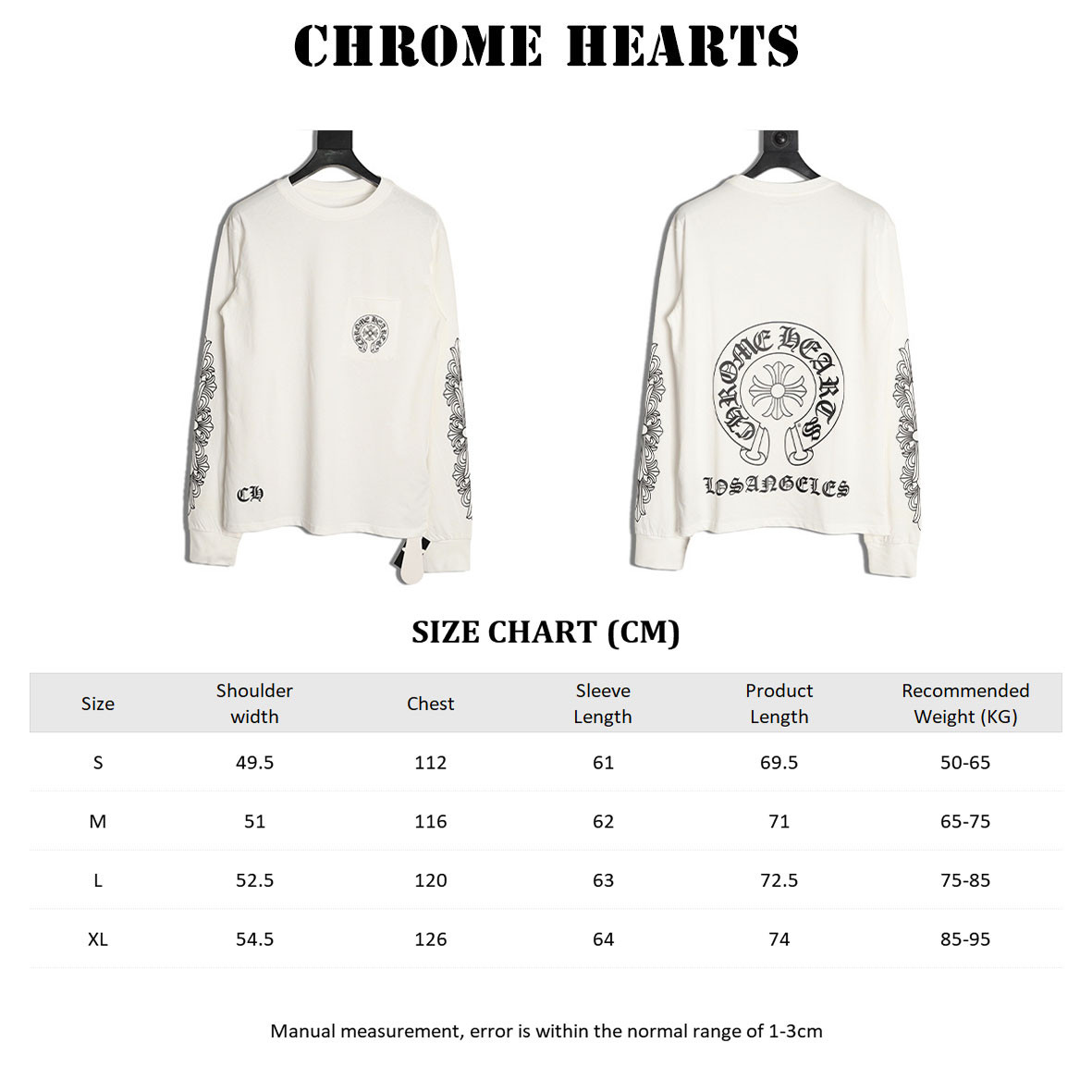 Ch*0me He**ts 25FW Long-Sleeved T-shirt