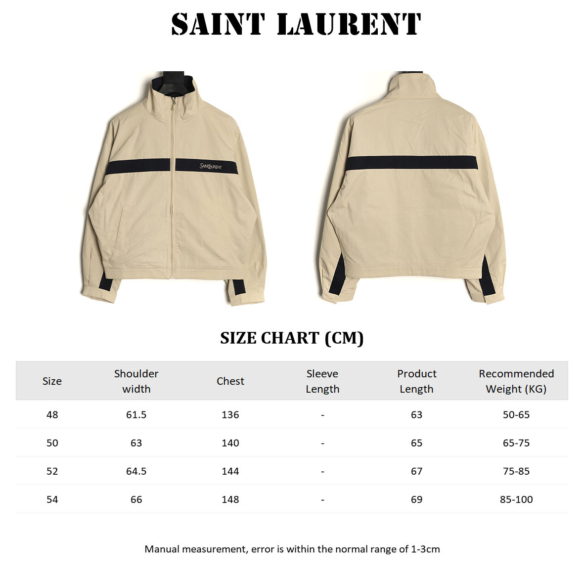 Sa1nt Lau*nt Y51 Jacket