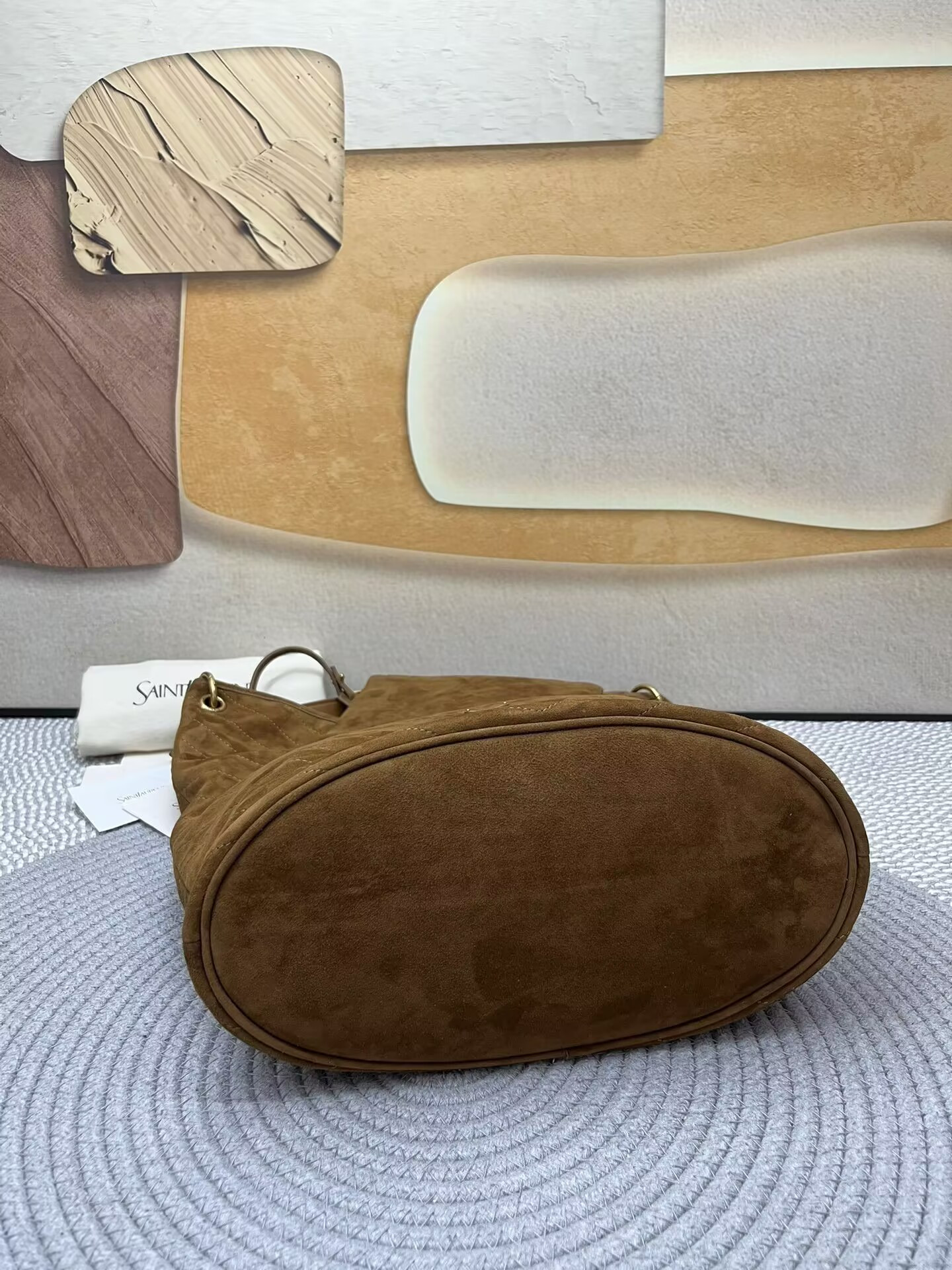 Y51 NIKI S*pple Bucket In Suede 33x16x40cm