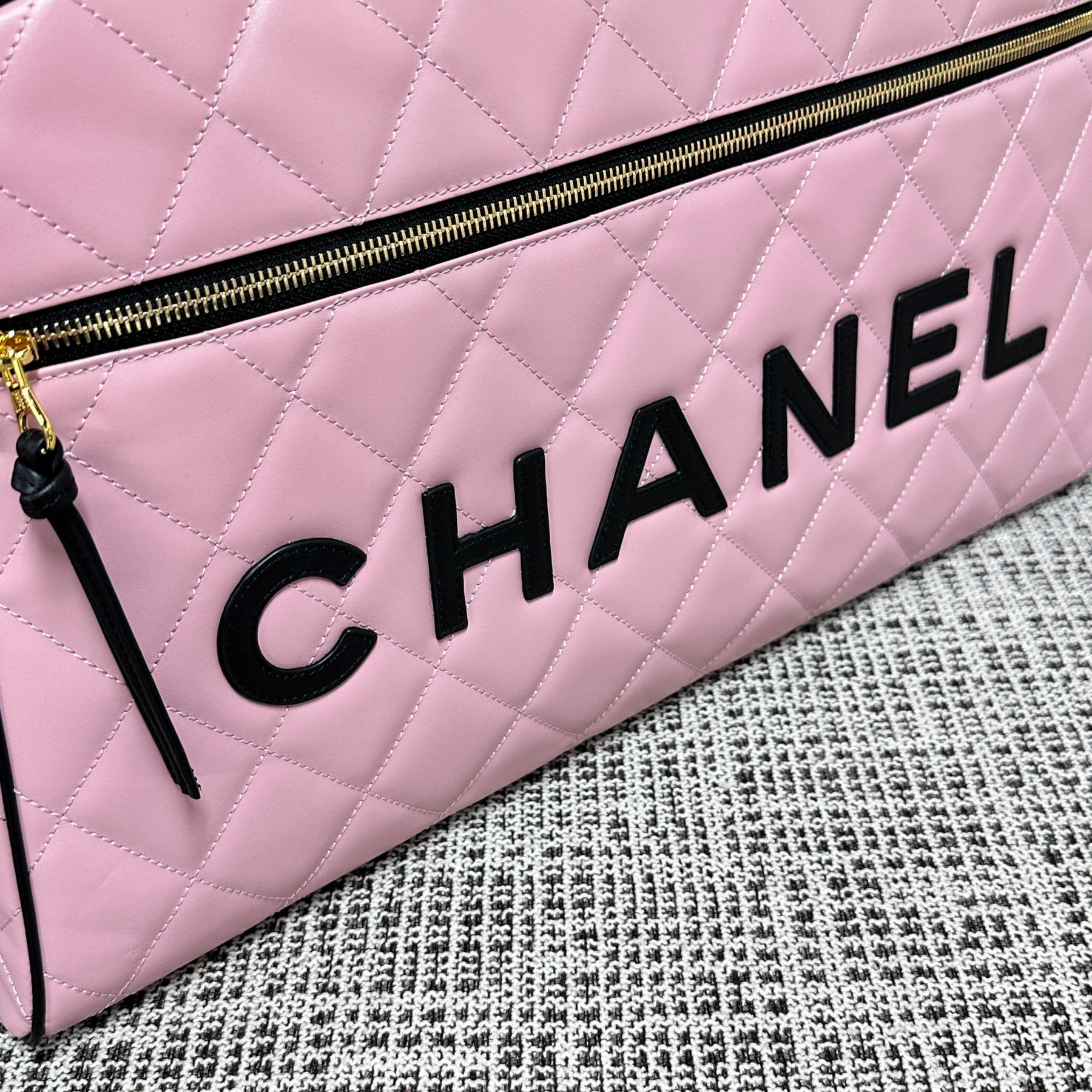Ch**el Boston Bowling Bag Without Box 46cm