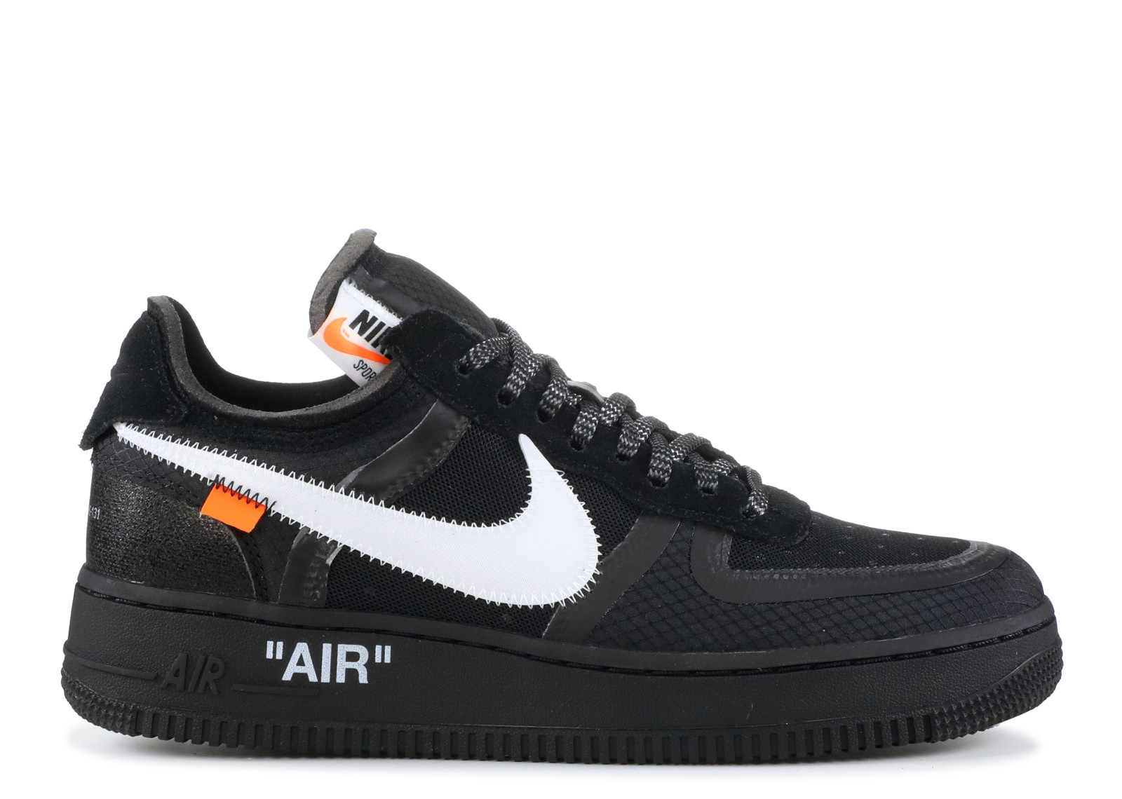 UA THE TEN OFF WHITE NIKE AIR FORCE 1 LOW BLACK