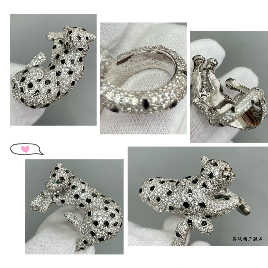 Ca*t1er spotted leopard Ring