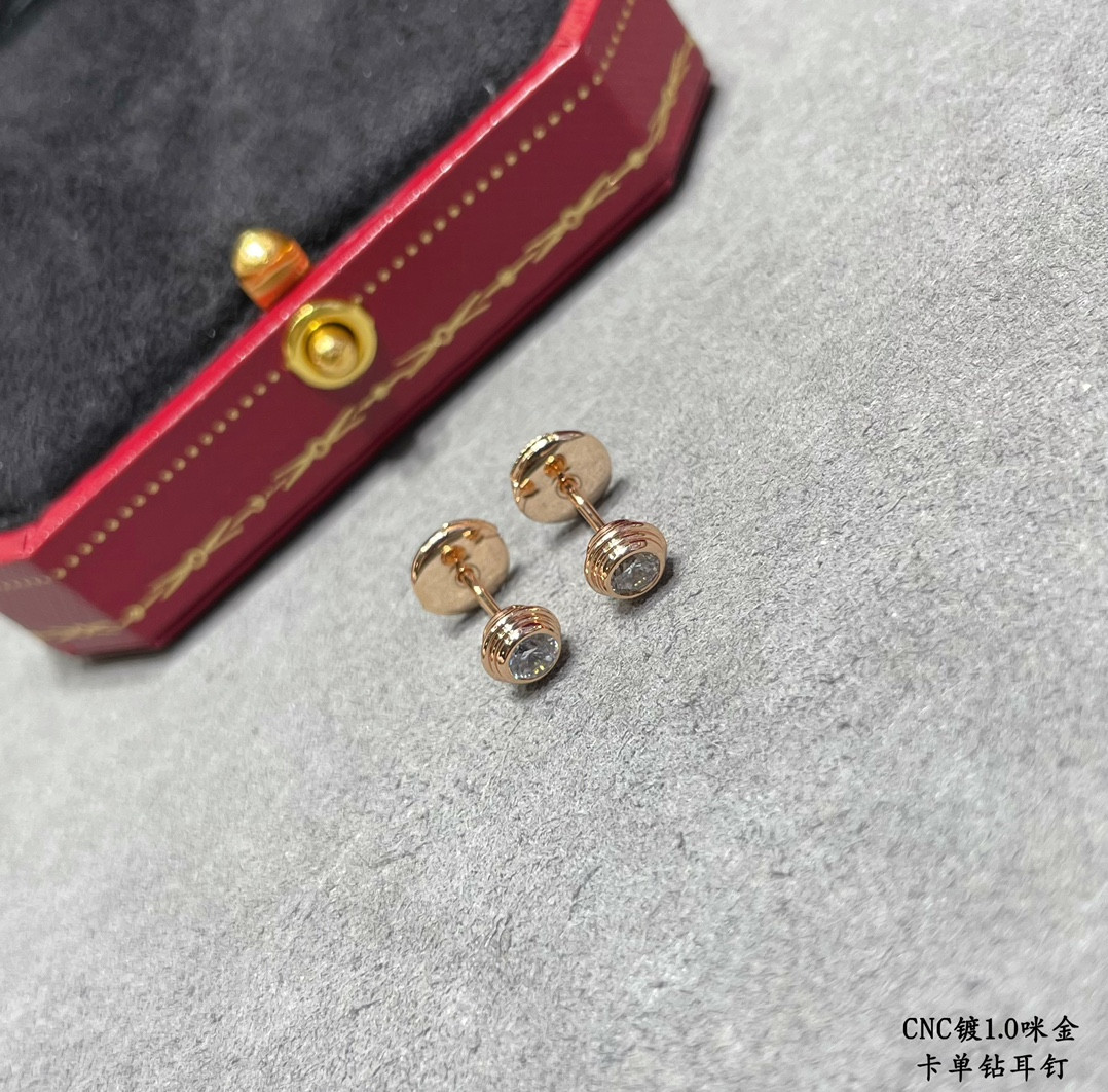 Ca*t1er Single D1am0nd stud Earrings