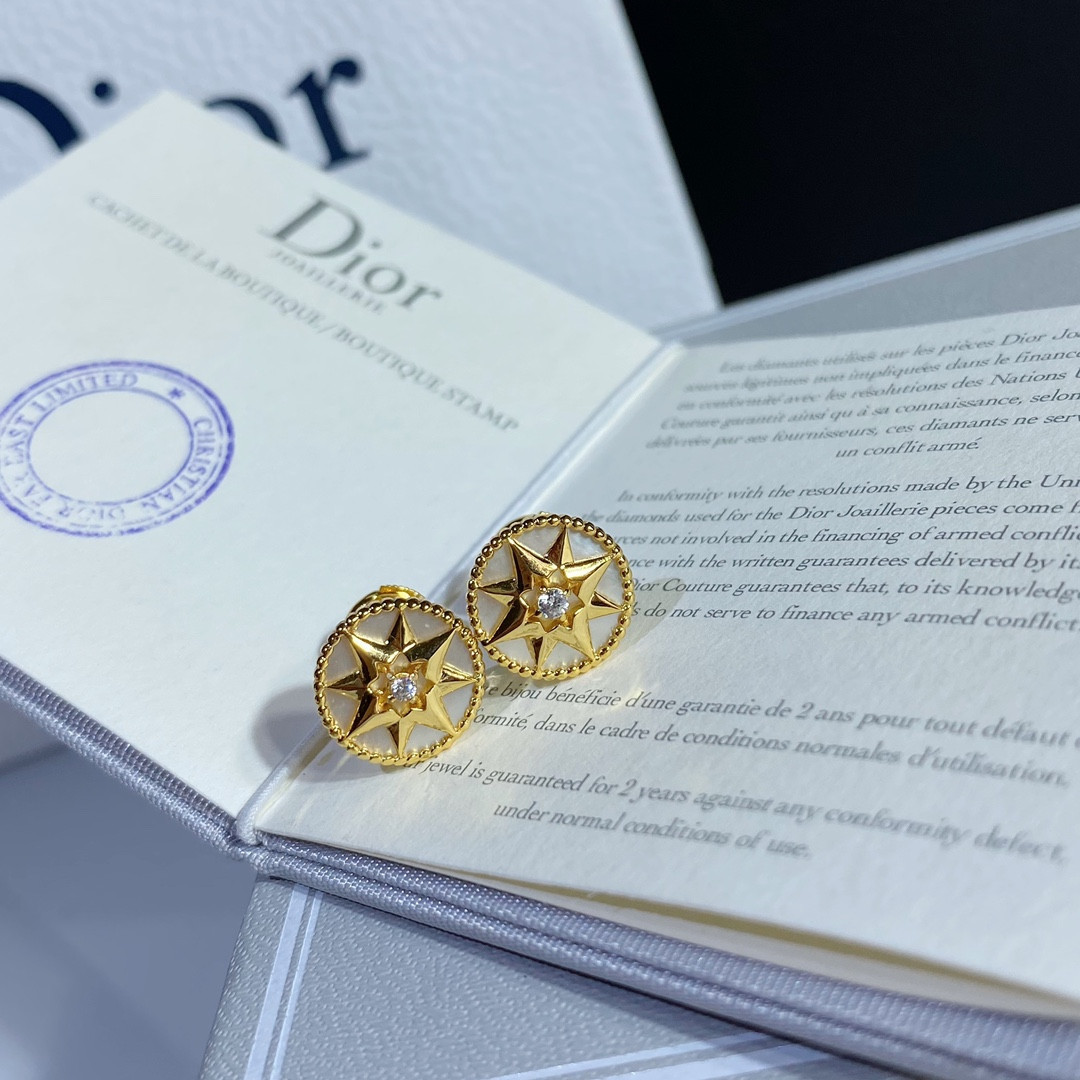 D10r compass Stud Earrings