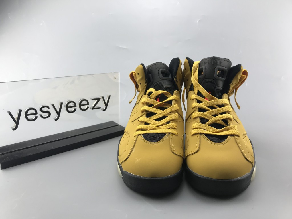 UA TRAVIS SCOTT X AIR JORDAN 6 RETRO CACTUS JACK YELLOW