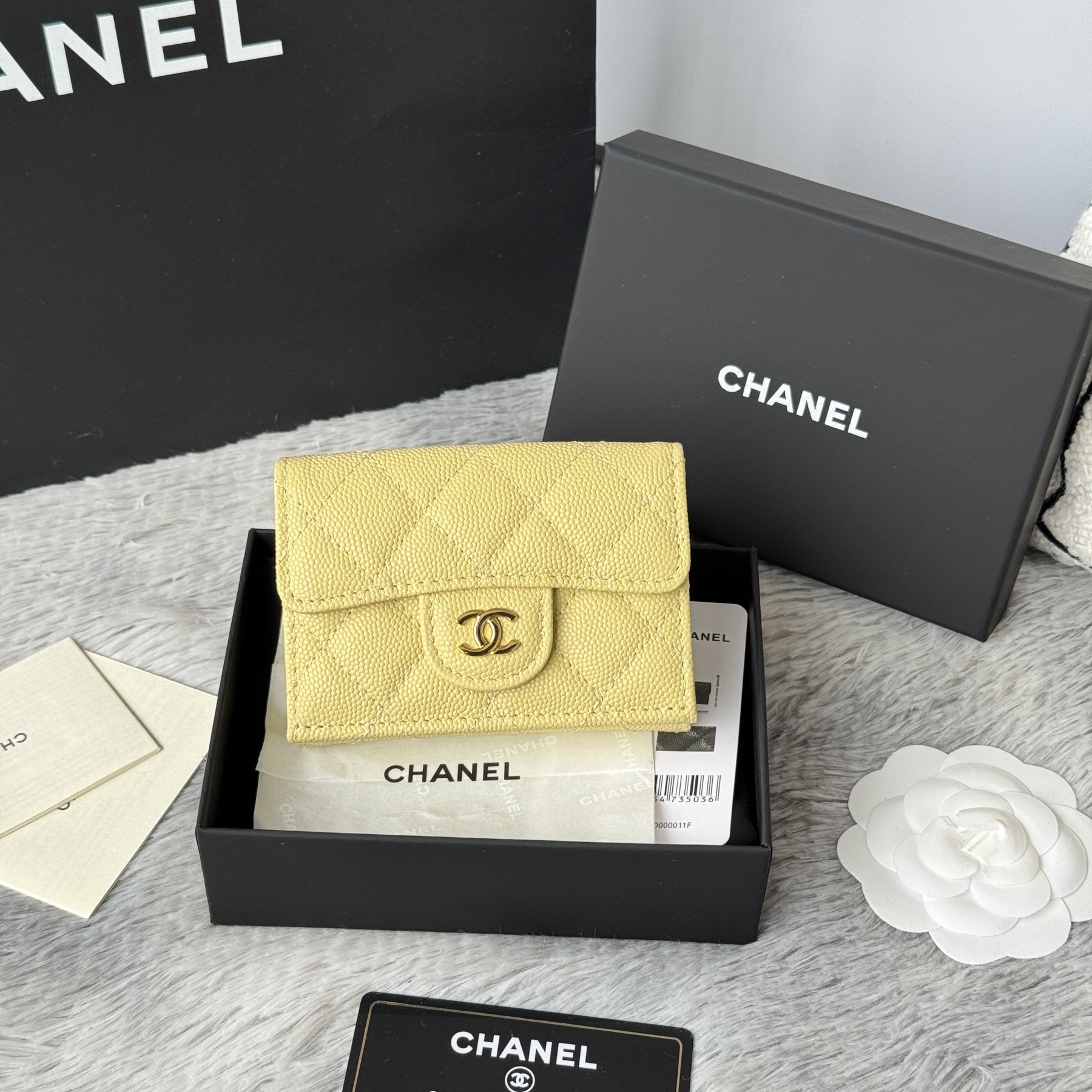 Ch**el card holder 10.5x7.5x3cm