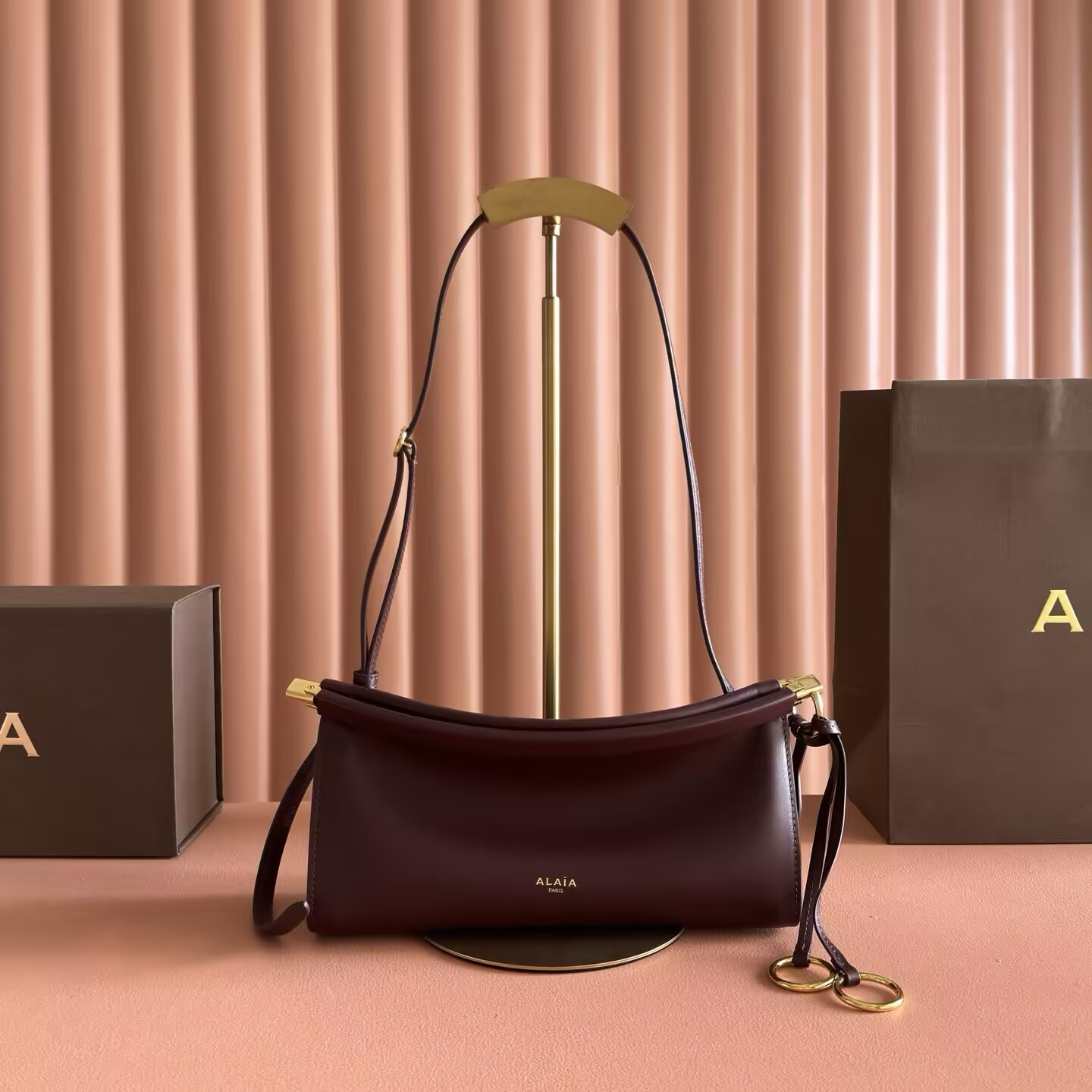 ALAÏA LE CLICK EAST WEST SMALL BAG 25x12.5x7cm