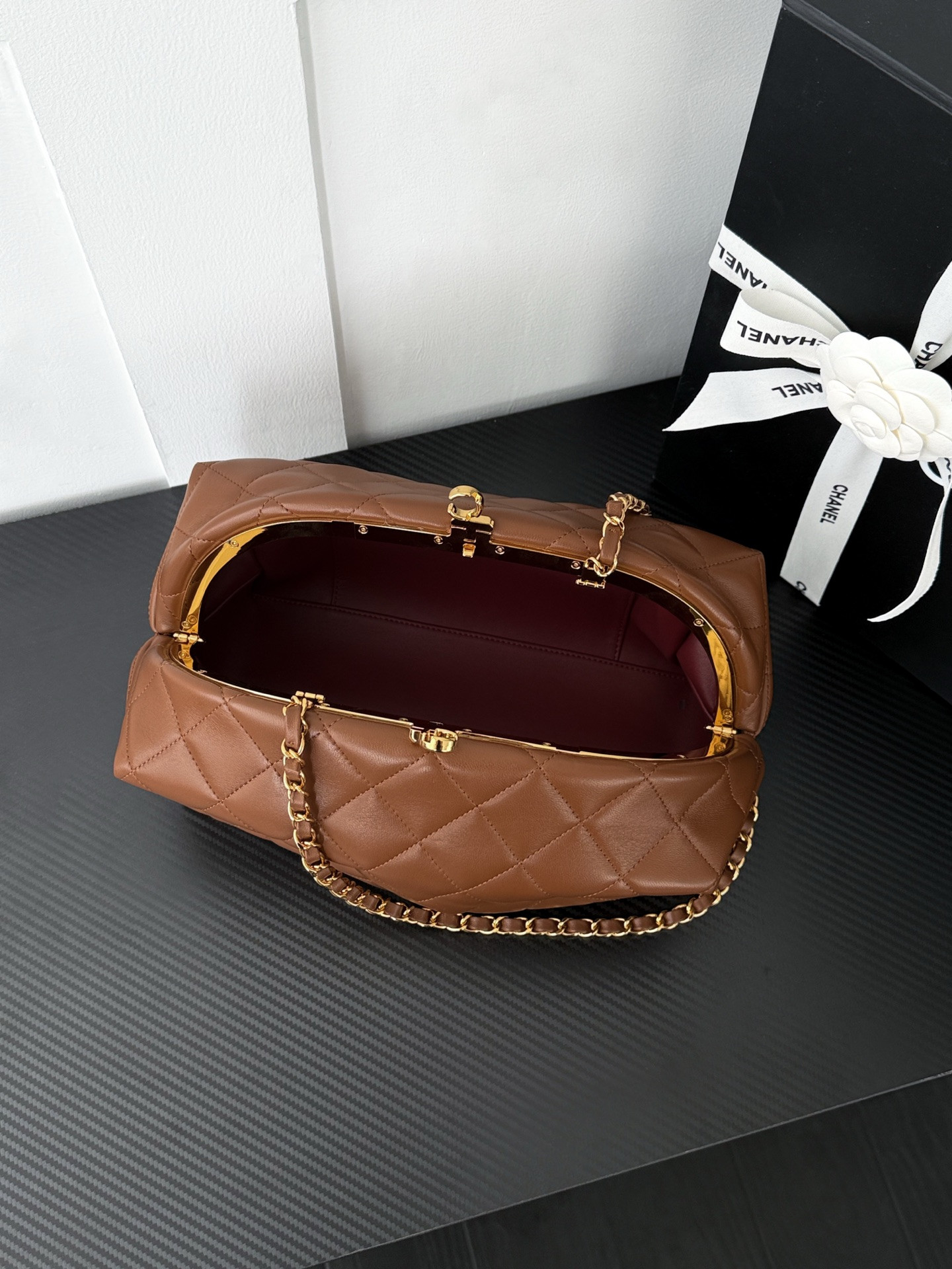 Ch**el Clutch Bag AP5251 12x27x7.5cm