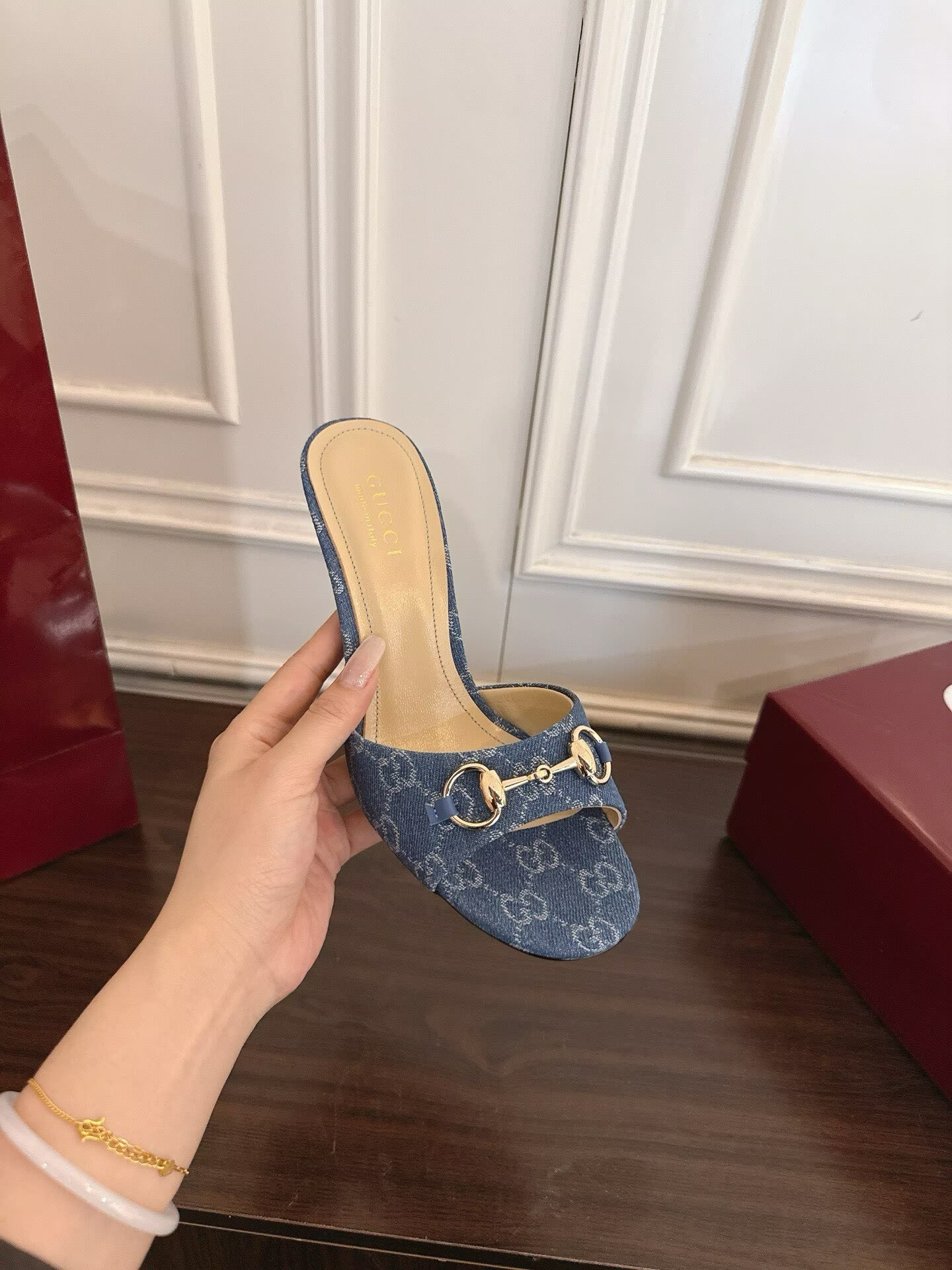 UA Gvc*1 slide sandal with Horsebit