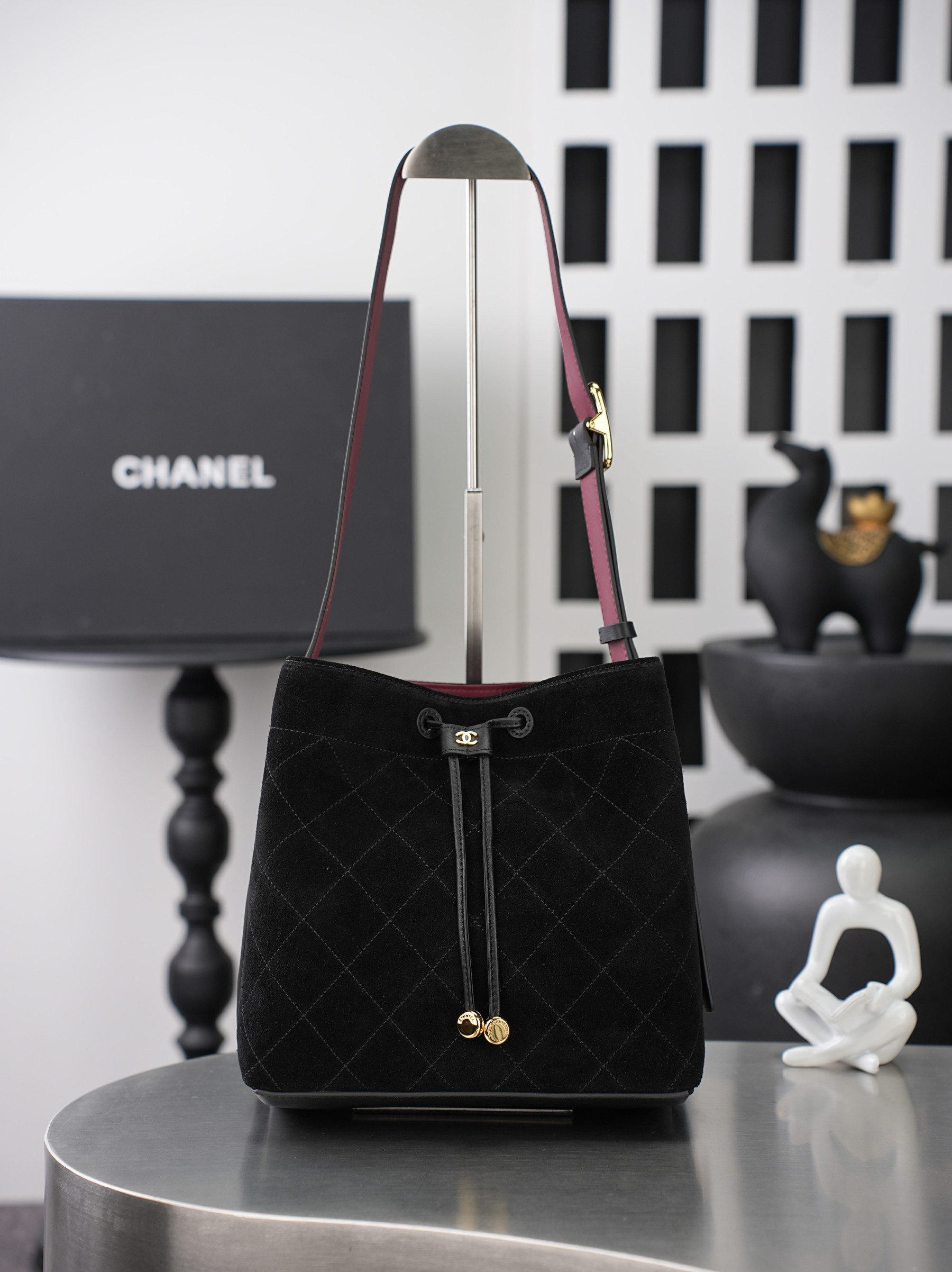 Ch**el Bucket Bag AS6584 23x23x14cm