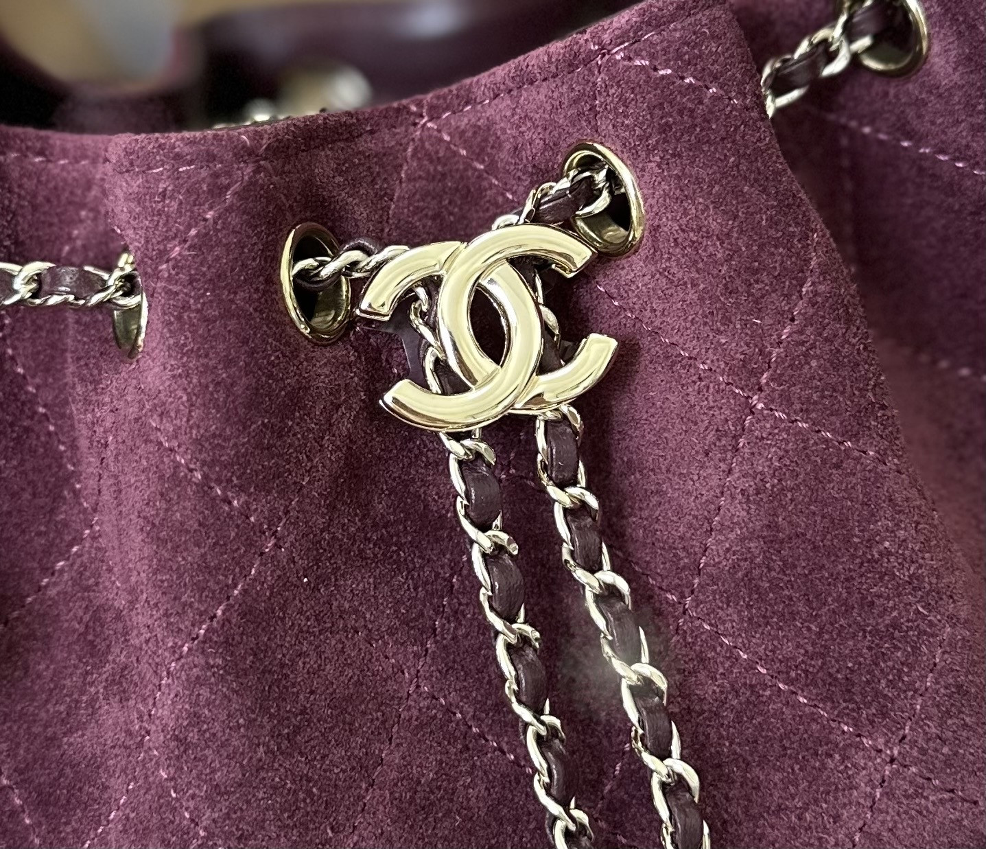 Ch**el 25C Bucket Bag AS5293 26x30x14cm