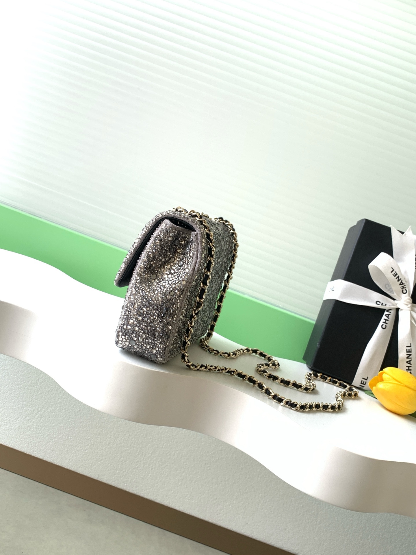 Ch**el Flap Bag 13x21x8cm