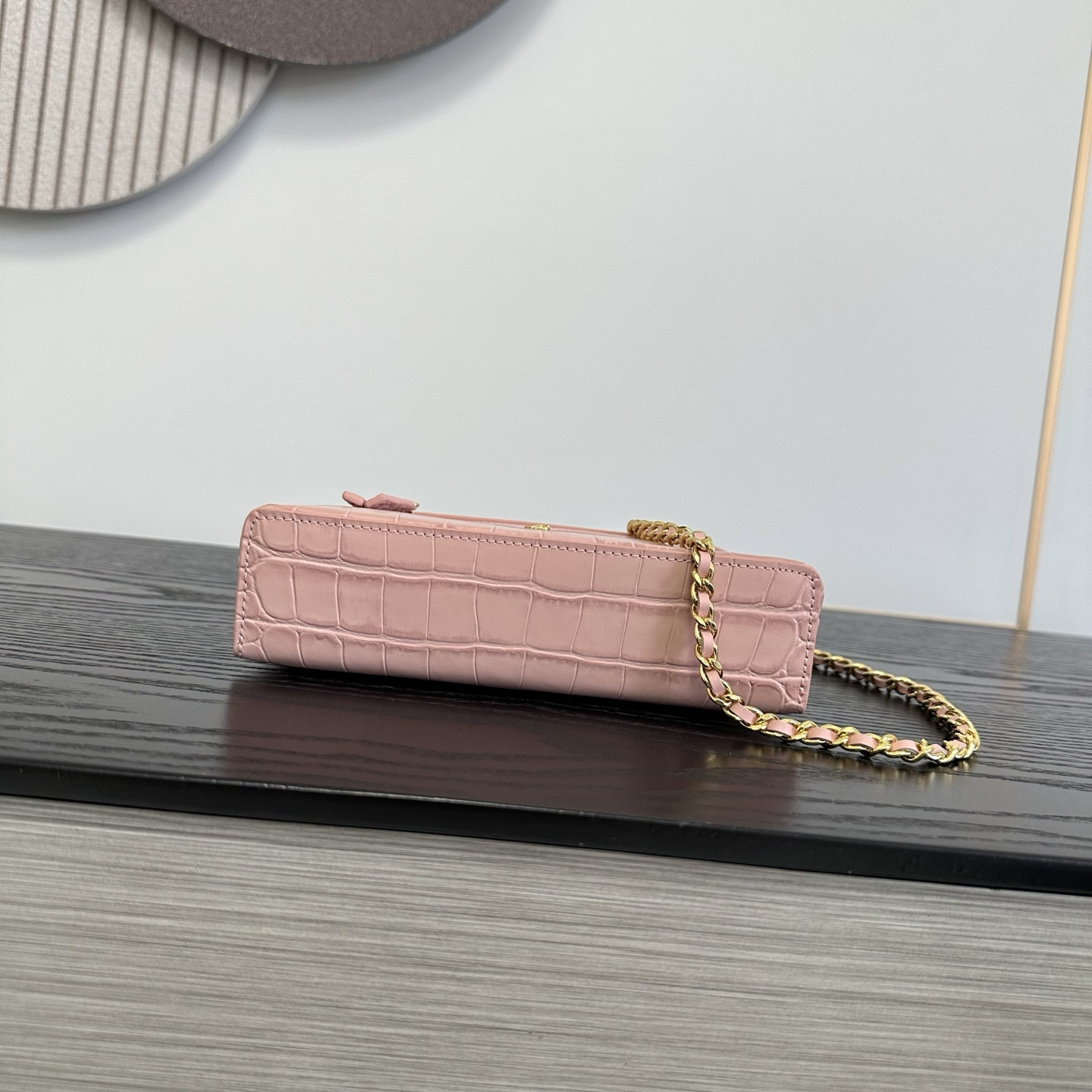 Ch**el Classic Vanity with chain Handbag AP5346 14x19x5cm
